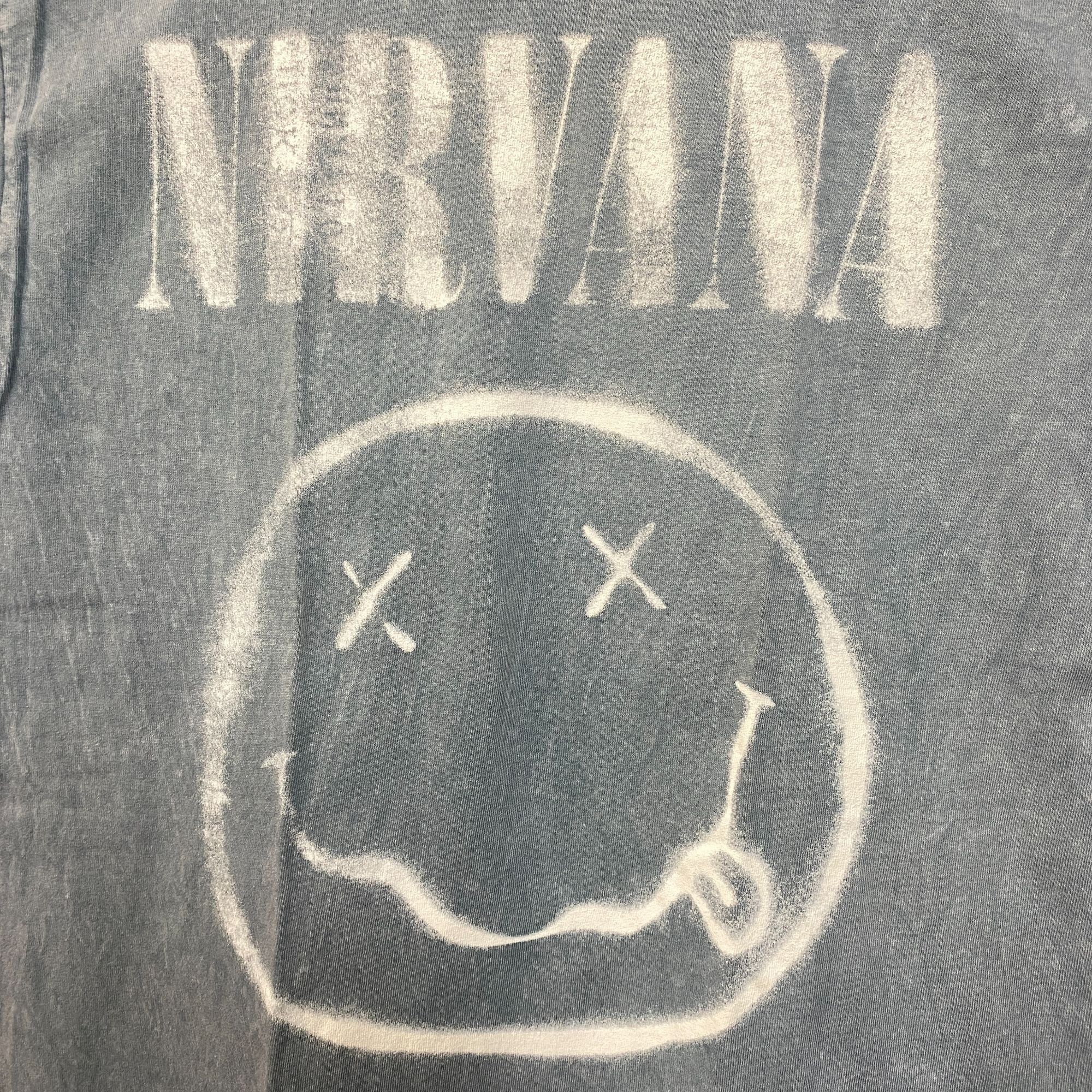 Nirvana Nirvana Nevermind Smiley Grunge Band T-Shirt Medium Size US M / EU 48-50 / 2 - 2 Thumbnail