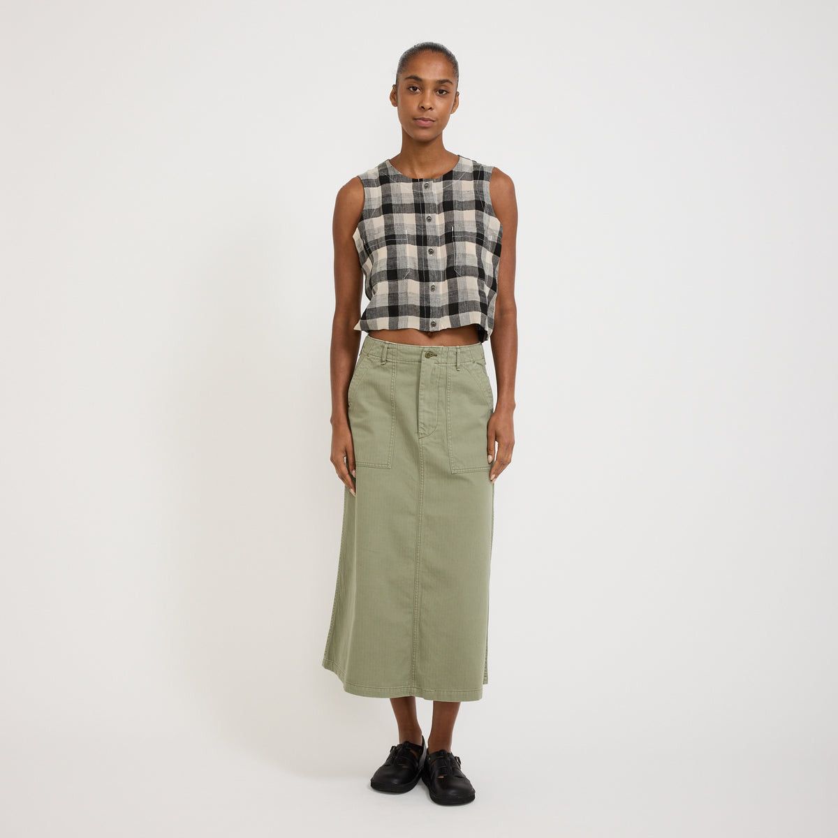 Orslow Orslow fatigue skirt with back buckle Size 27" / US 4 / IT 40 - 10 Thumbnail