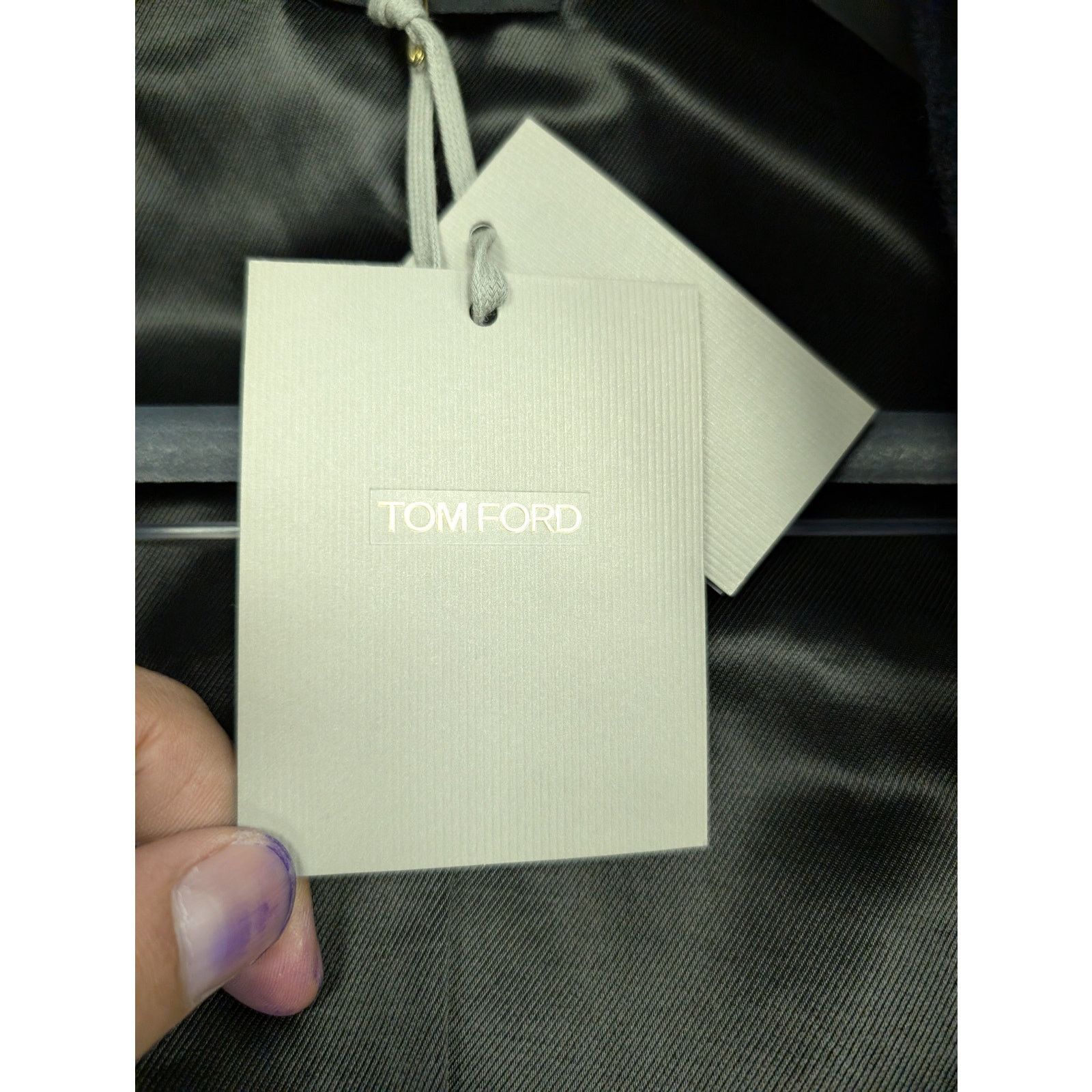 Tom Ford o1rshd1 Suede Button Jacket in Dark Navy Size US M / EU 48-50 / 2 - 21 Thumbnail