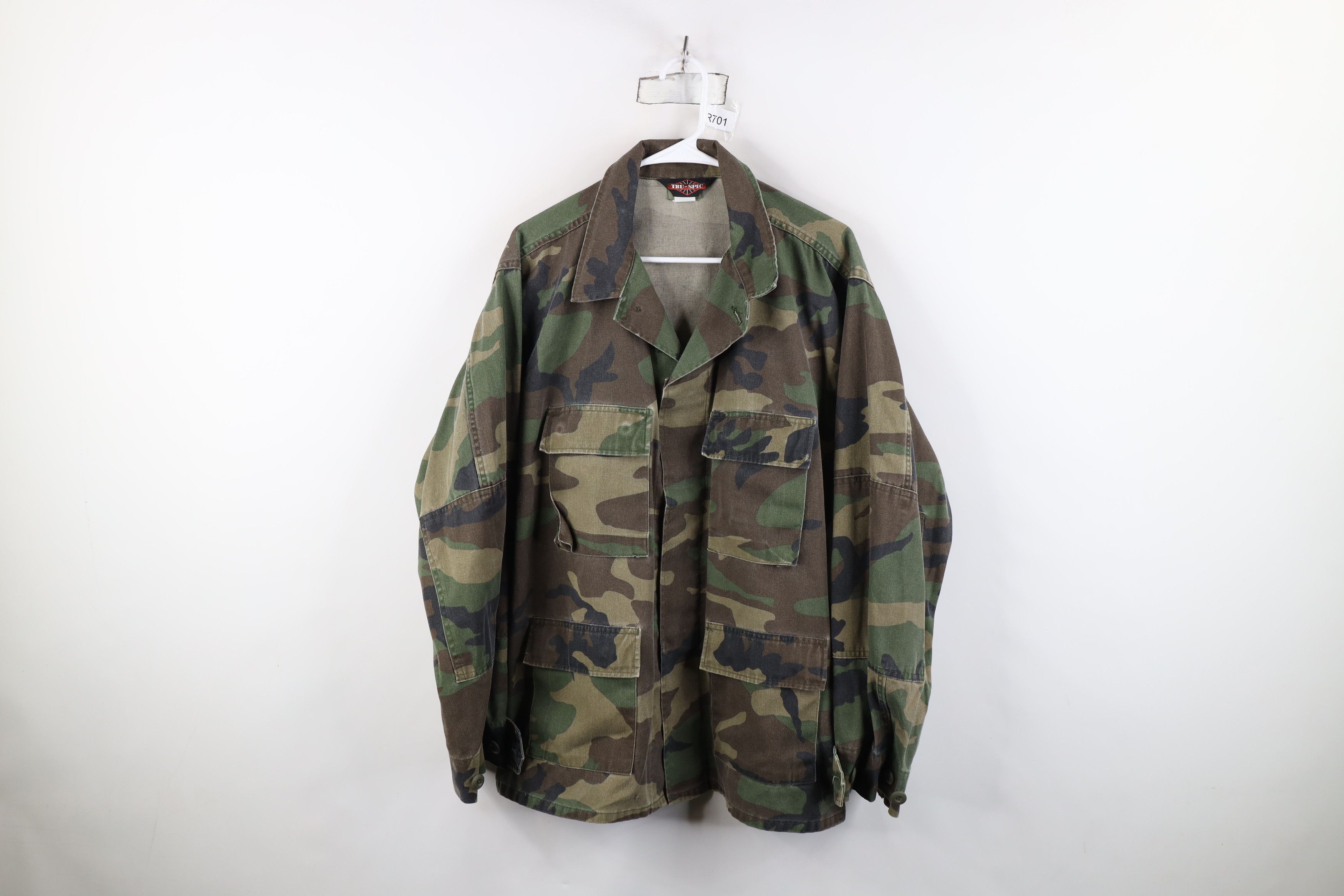 Vintage Vintage 90s Streetwear Military Camouflage Field Jacket Size US L / EU 52-54 / 3 - 1 Thumbnail