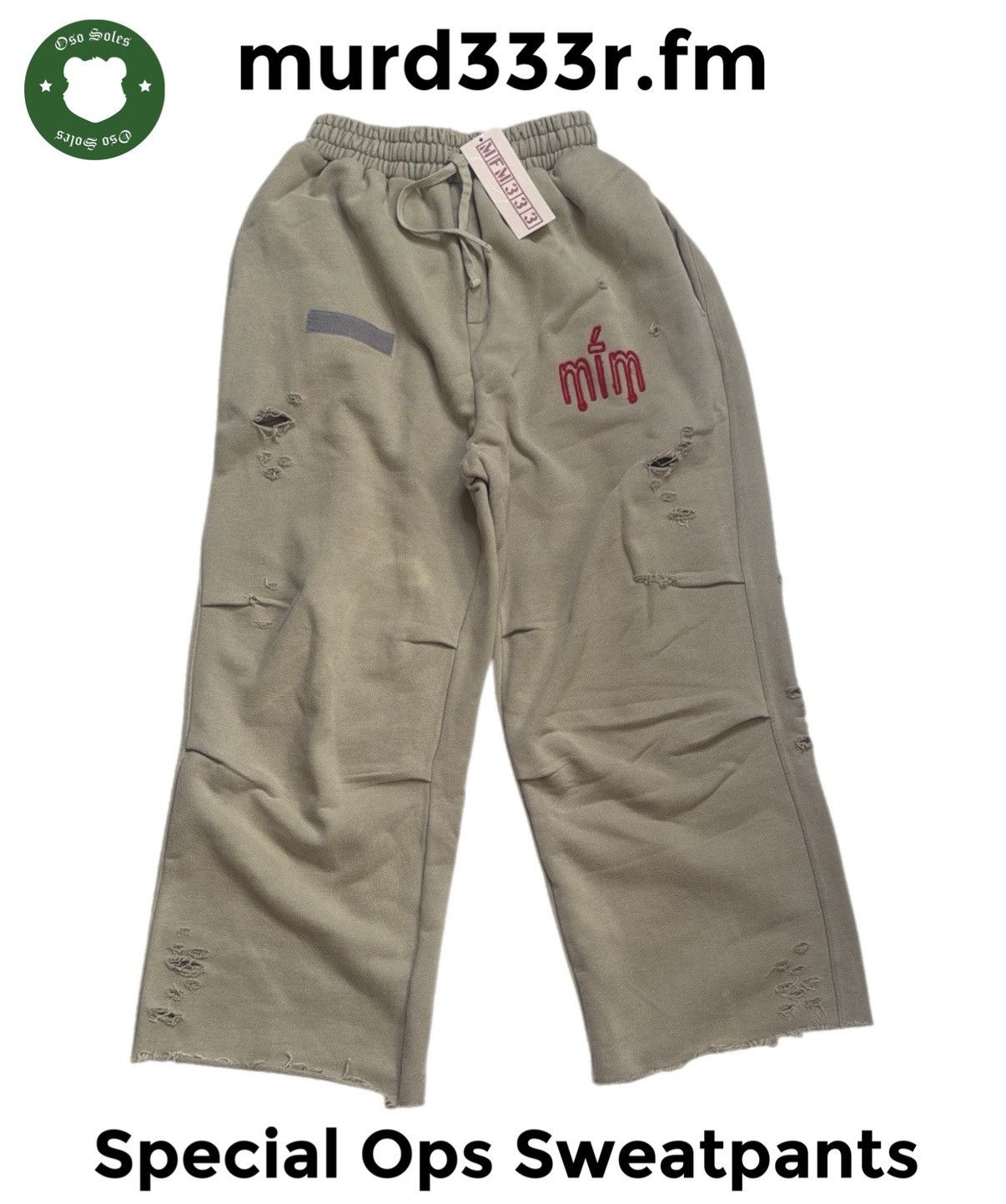 murd333r.fm murd333r.fm General Issue Special Ops Sweatpants Large Size US 34 / EU 50 - 1 Thumbnail