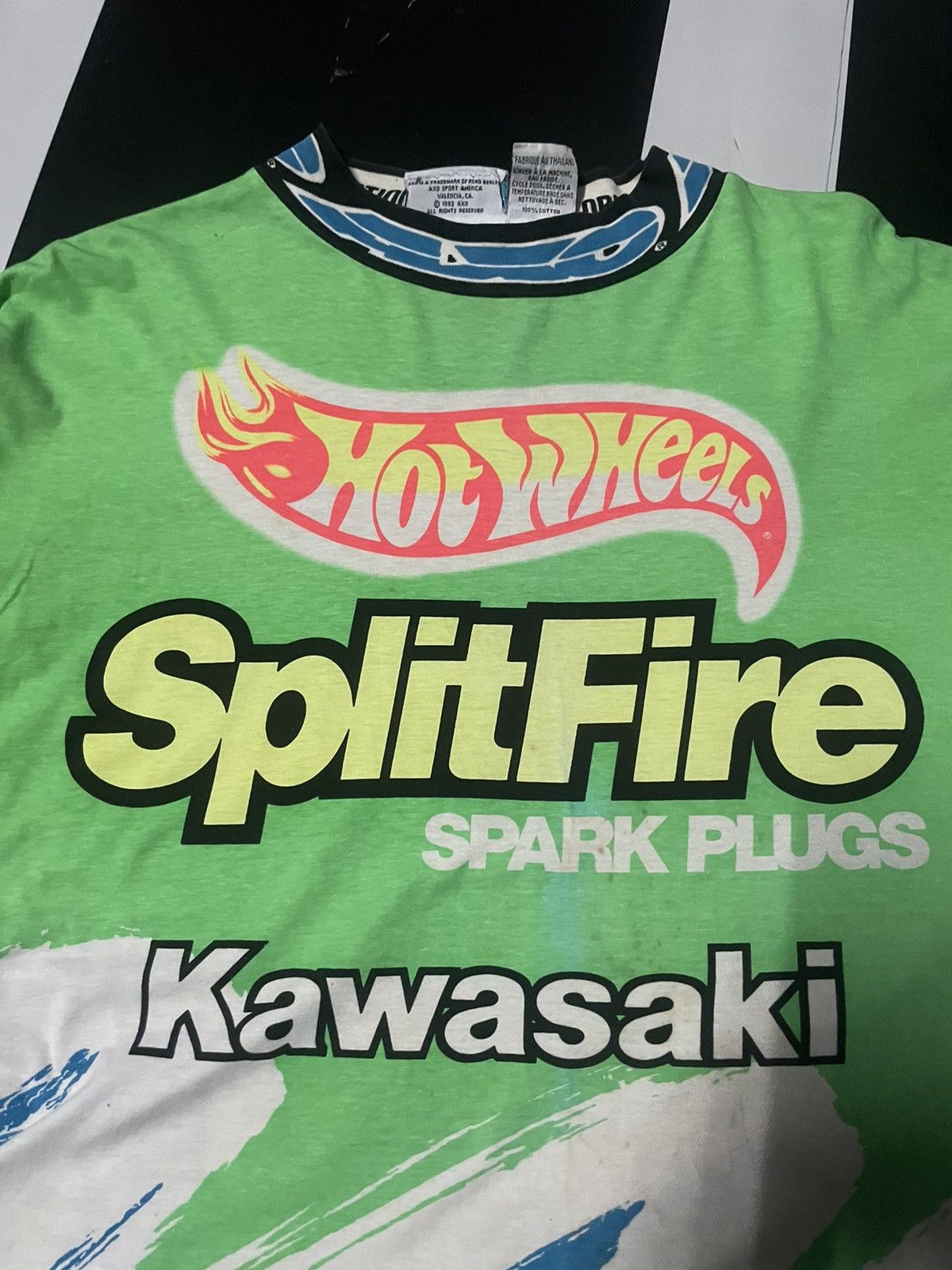 Other Vintage 1993 AXO Sport Team SplitFire Hot Wheels Kawasaki Size US M / EU 48-50 / 2 - 4 Thumbnail
