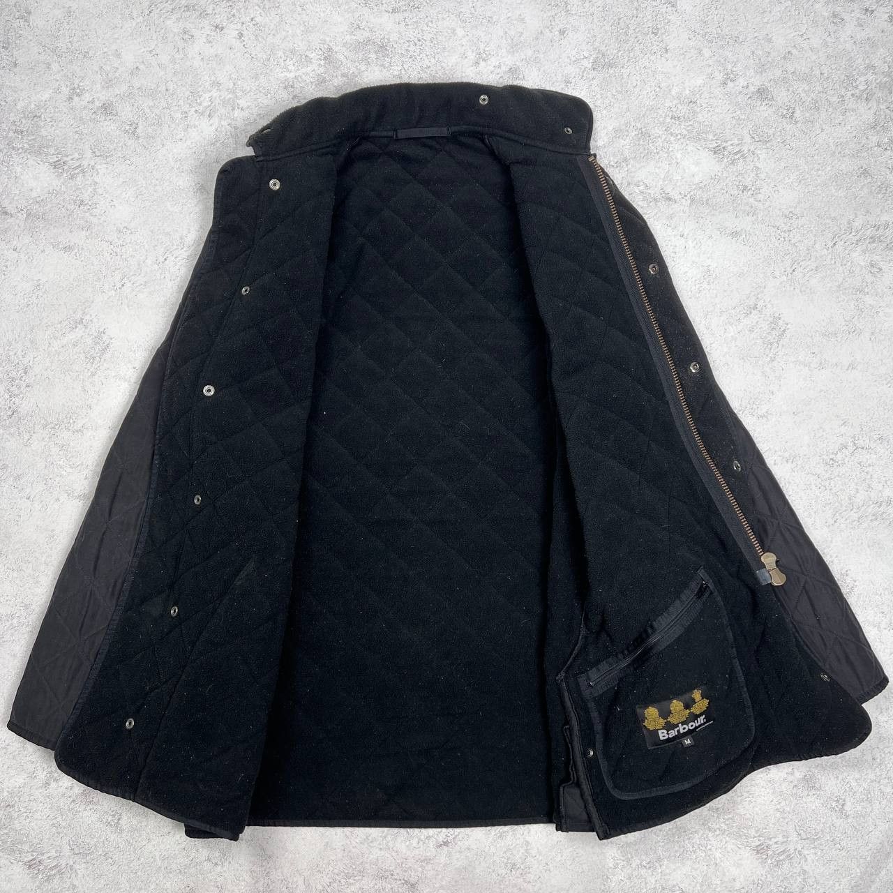 Barbour Barbour Black Quilted Jacket Men's Coat Size M Size US M / EU 48-50 / 2 - 7 Thumbnail
