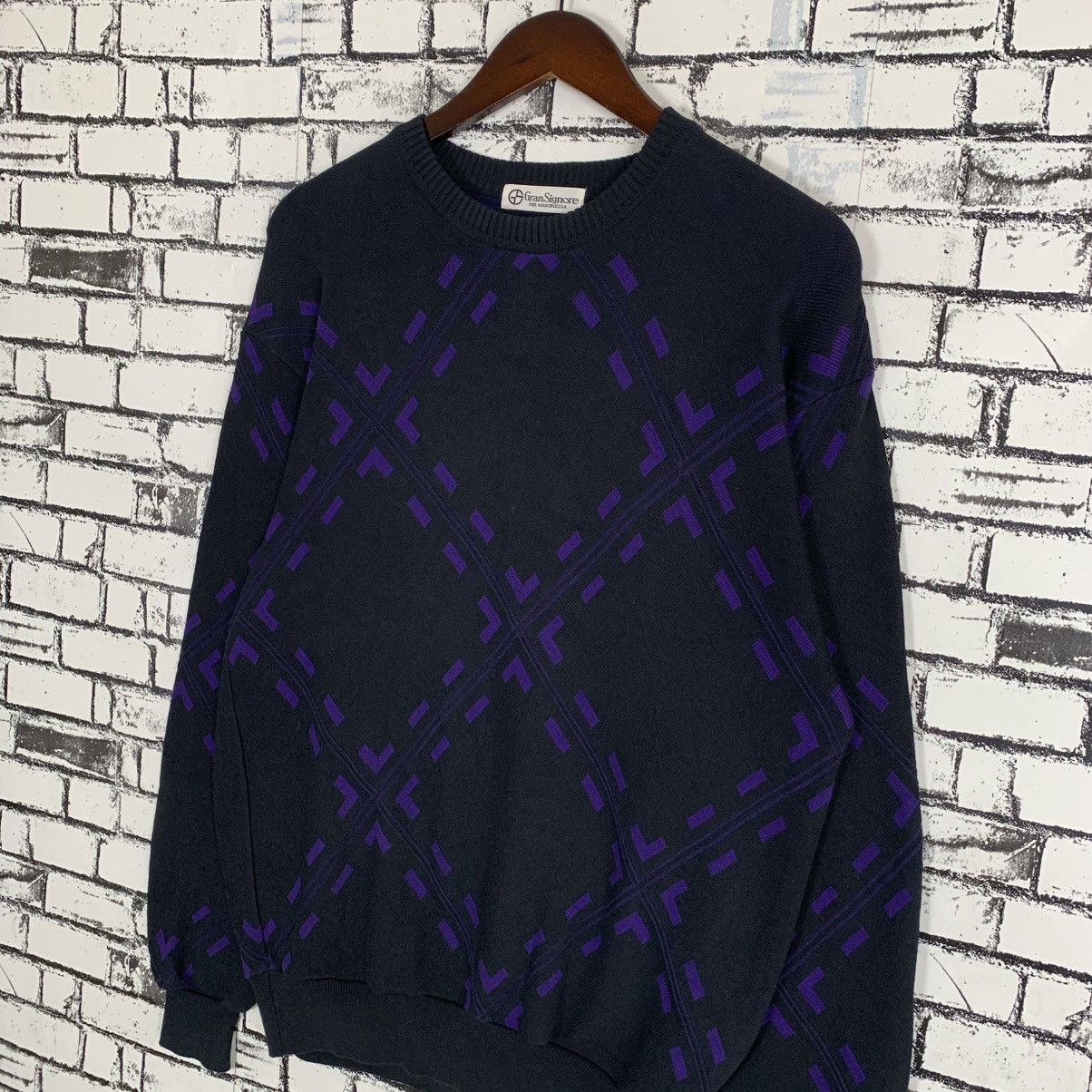 Designer × Japanese Brand × Vintage Japanese Brand Gran Signore Maschiezza Sweatshirt Crewneck Size L / US 10 / IT 46 - 2 Thumbnail