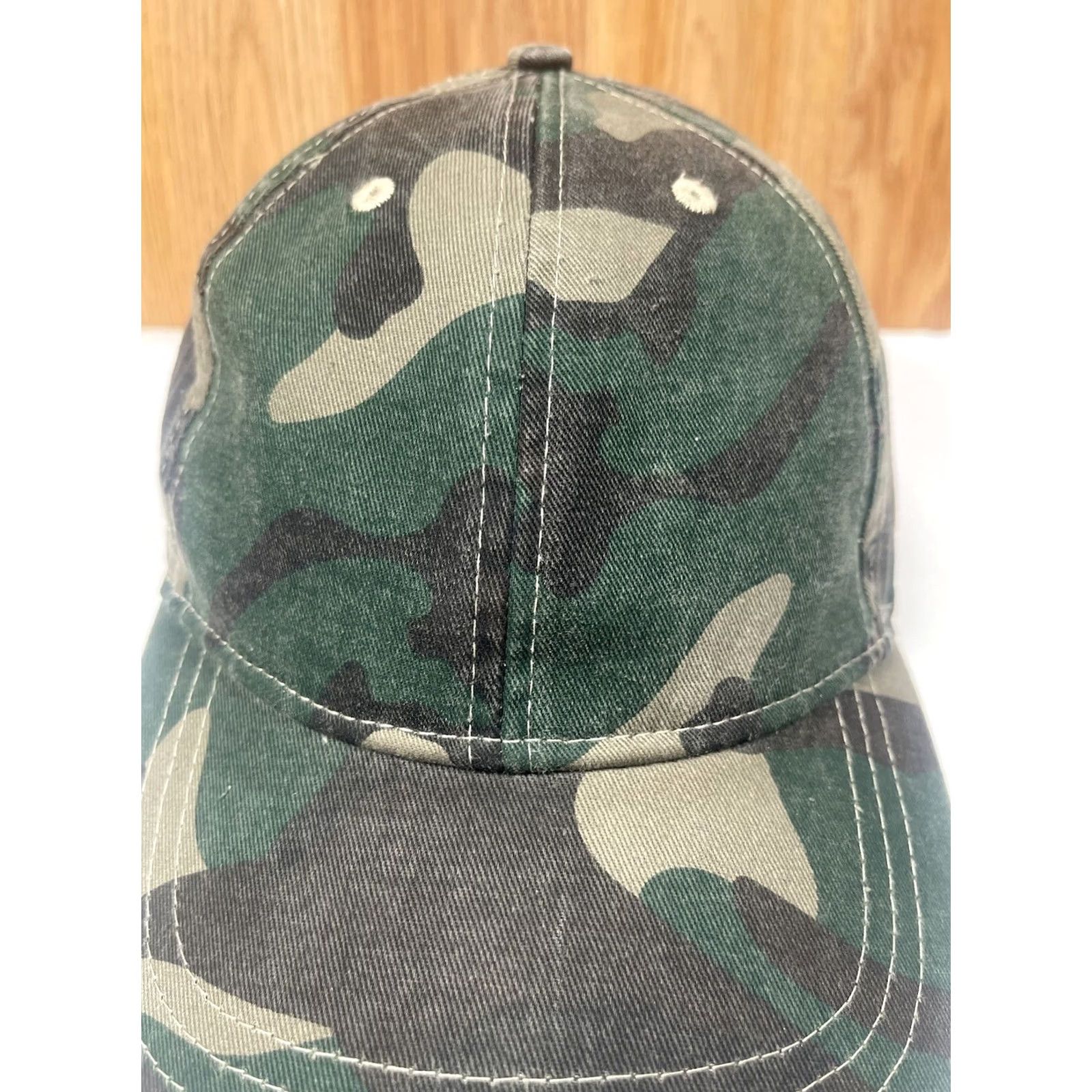 Vintage Infinity Blank Adult Adjustable StrapBack Baseball Hat Cap Camouflage Size ONE SIZE - 3 Thumbnail