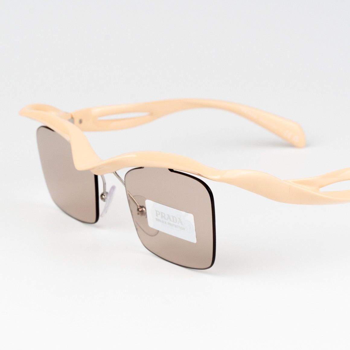 Prada NEW Prada PRA15S 18Q4I2 Rectangle Unisex Sunglasses 0PR A15S Size ONE SIZE - 9 Thumbnail