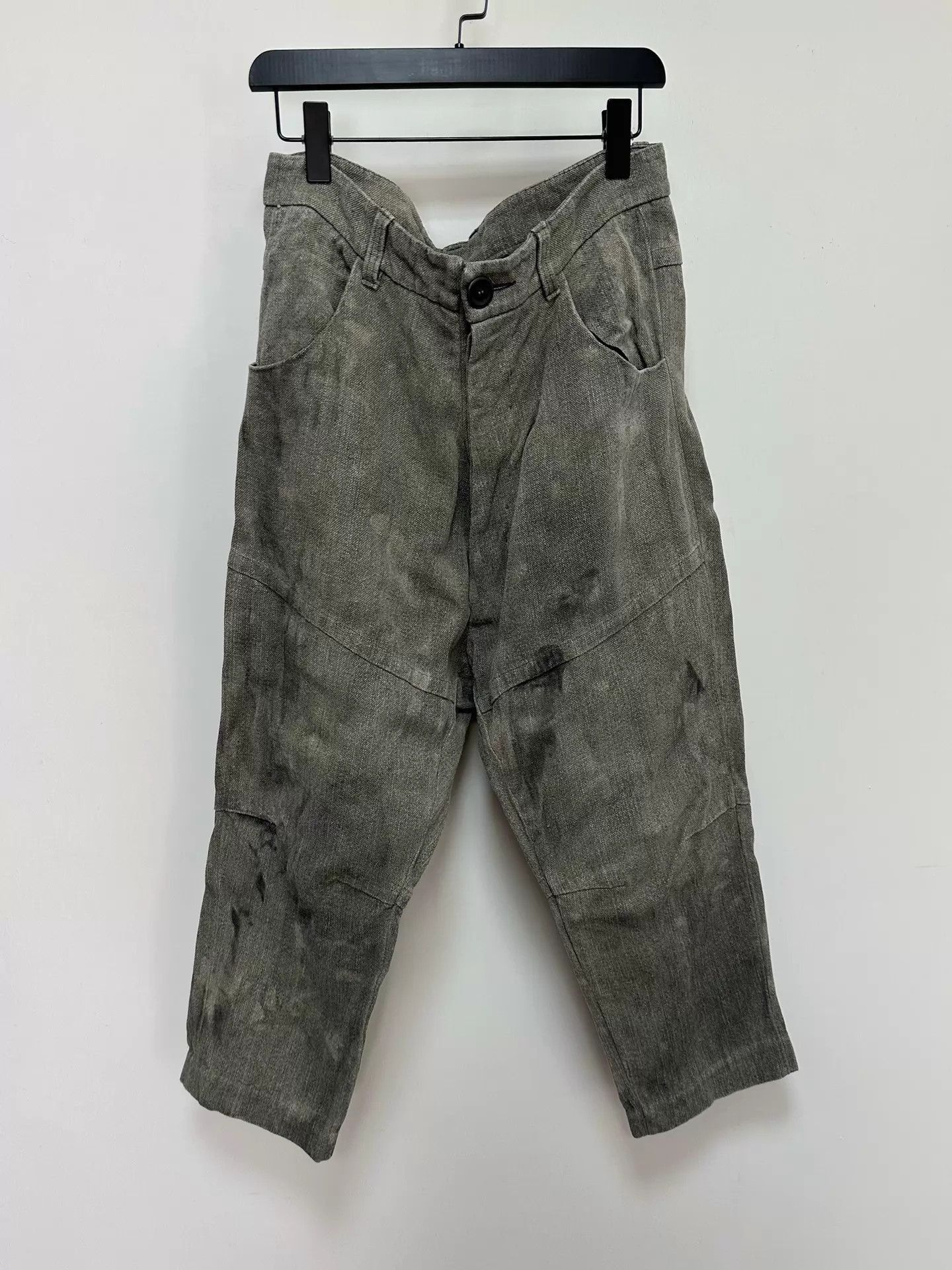 Biek Verstappen Gray Cropped Pants Size 32 Size US 32 / EU 48 - 1 Thumbnail