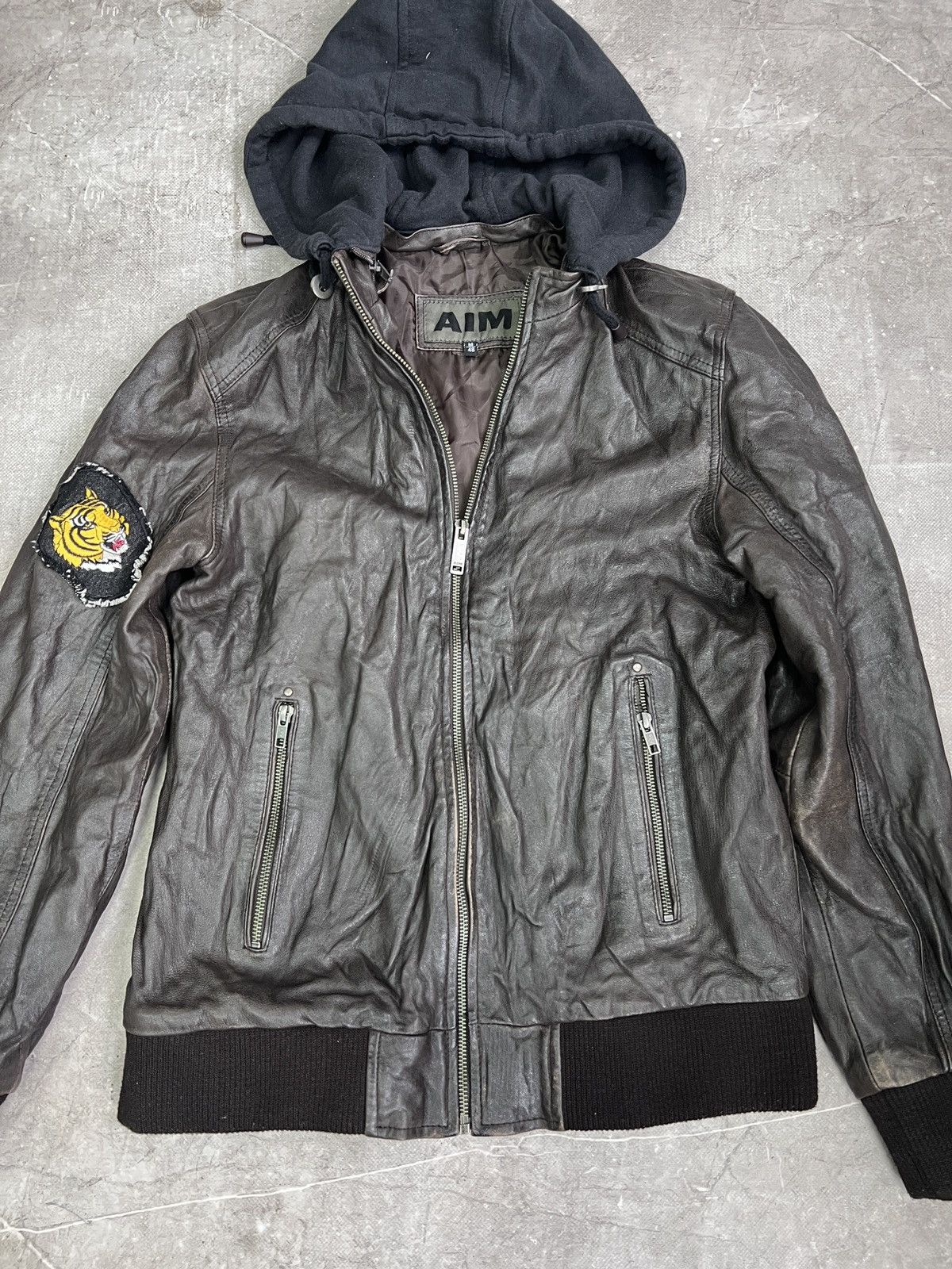 14th Addiction Diesel Leather Jakcet Black Vintage 14th addiction style y2k Size US M / EU 48-50 / 2 - 2 Thumbnail