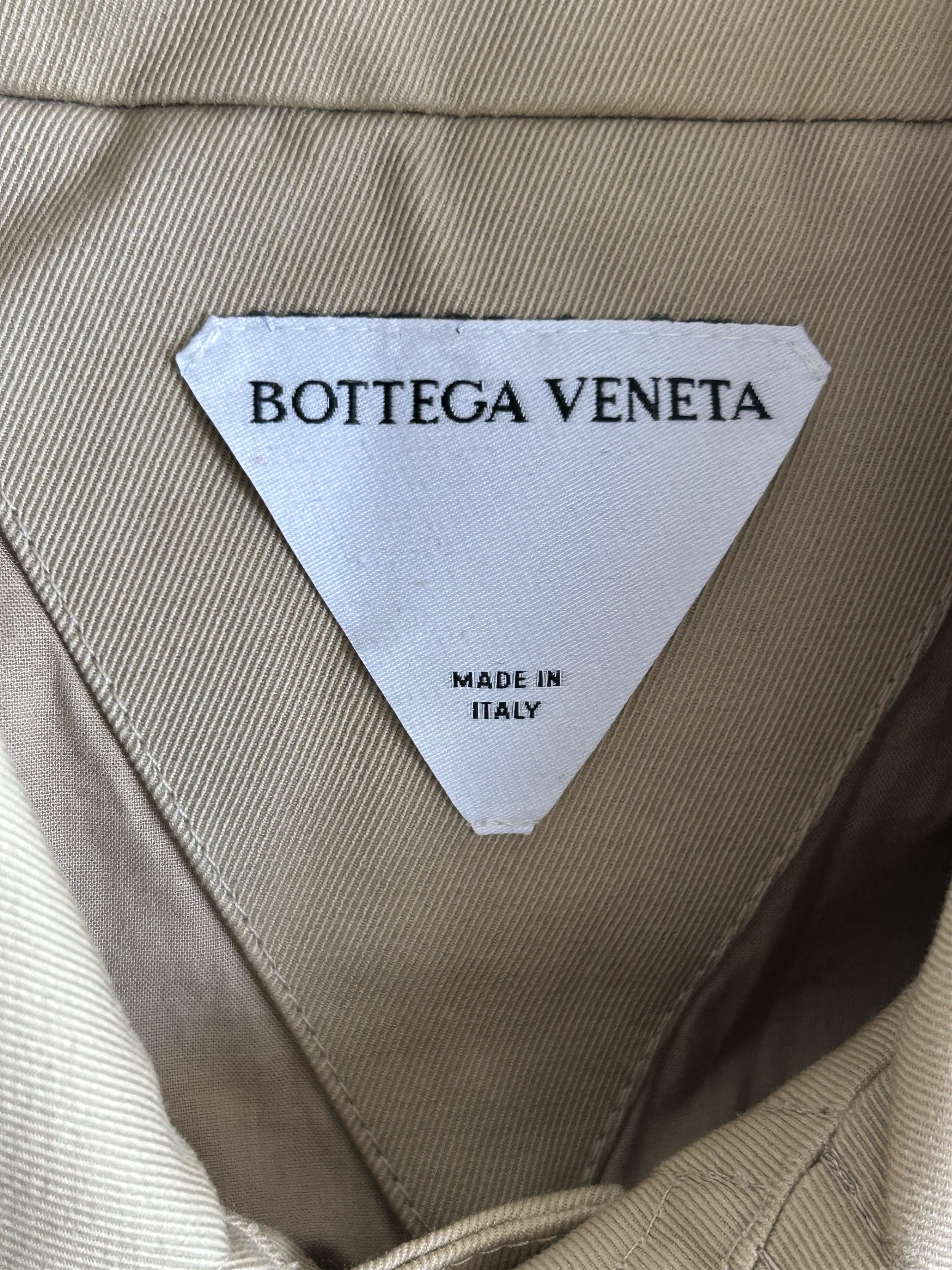Bottega Veneta Bottega Veneta Beige Button Up Work Jacket Size US S / EU 44-46 / 1 - 3 Thumbnail