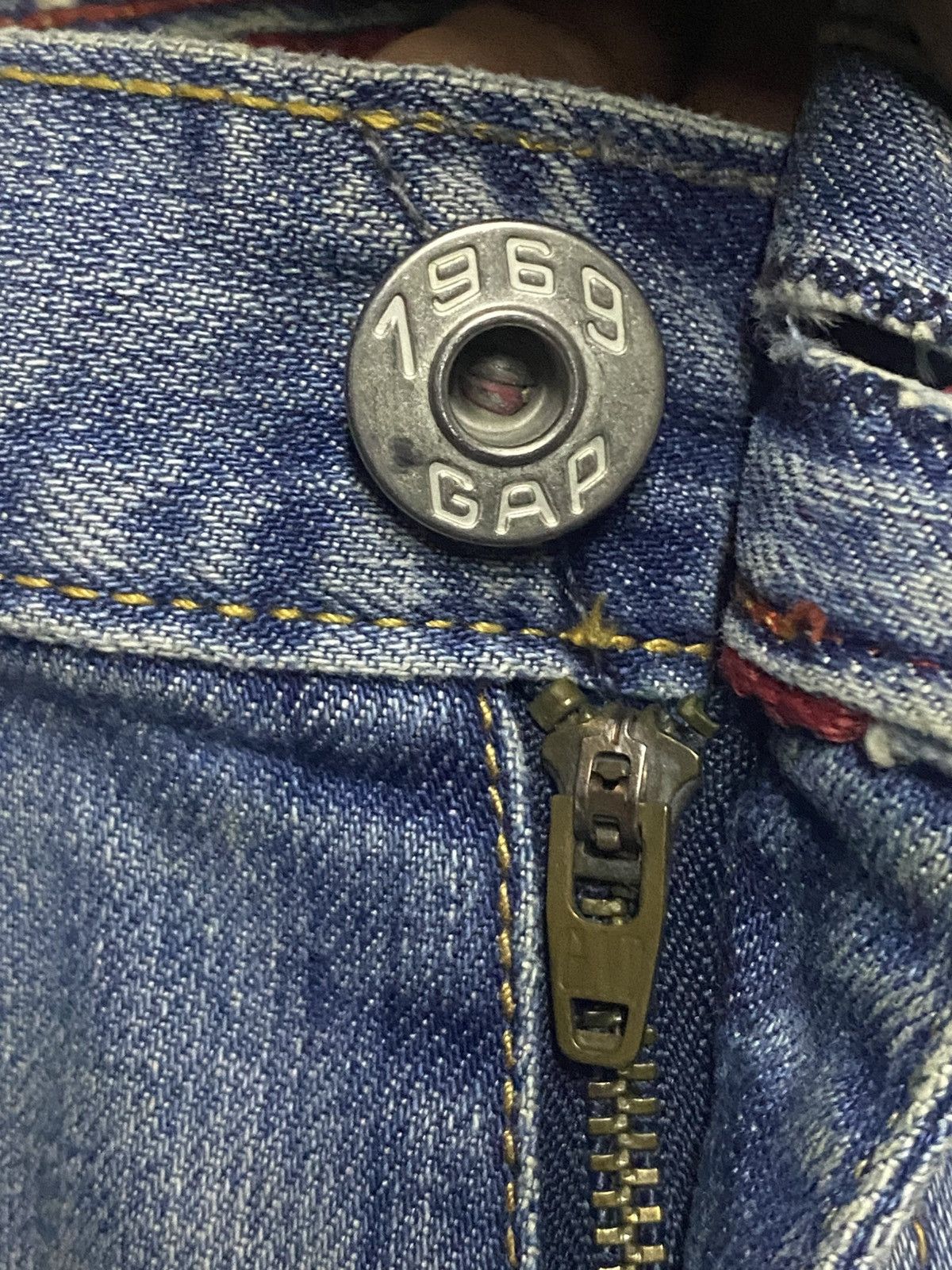 Dapper Dan × Gap Vintage Gap Denim Tears Distressed Fade Bootcut Flare Jeans Size US 34 / EU 50 - 9 Thumbnail