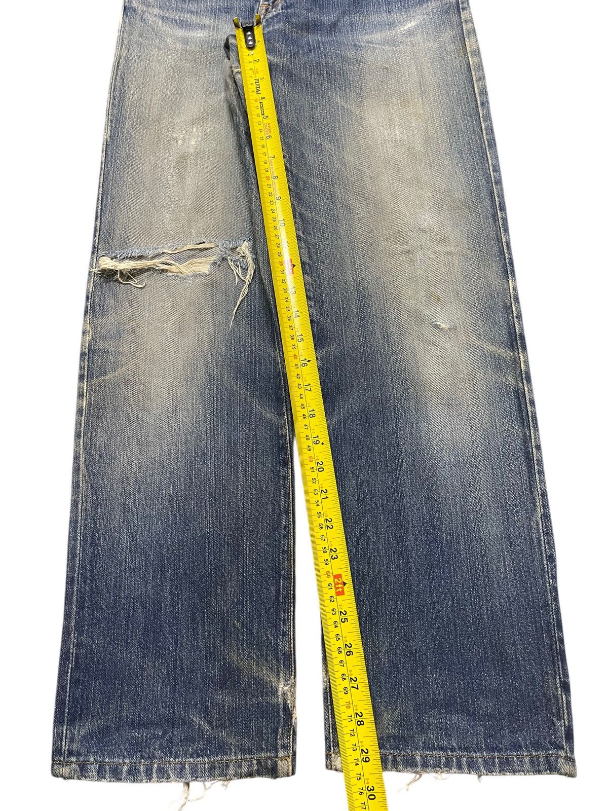 semanticdesign Vintage Japanese HR Market Mud Wash Faded Distressed Style Size US 28 / EU 44 - 13 Thumbnail