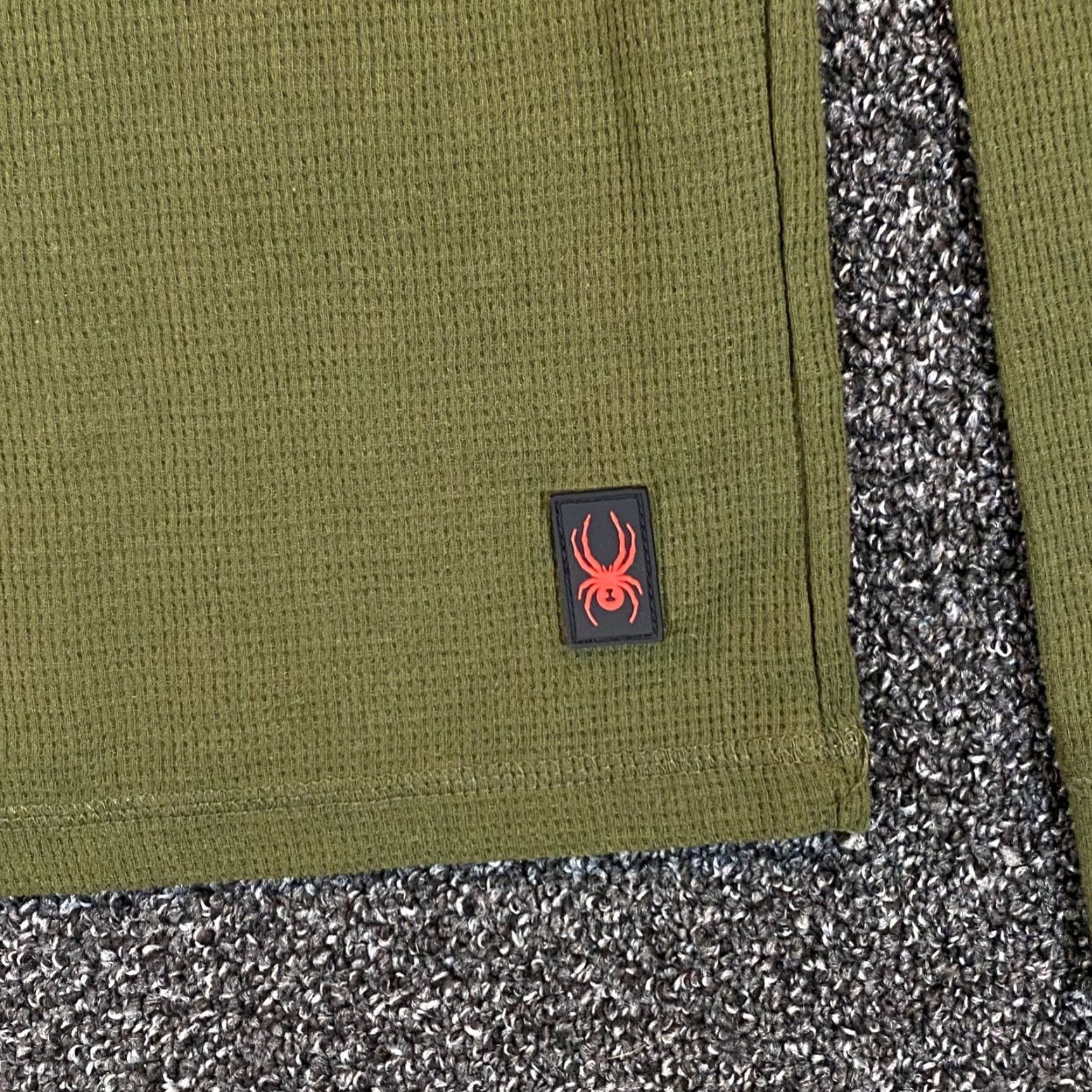 Spyder Spyder Shirt Mens XL Green Henley Waffle Thermal Tee Long Sleeve Outdoor Hiking Size US XL / EU 56 / 4 - 2 Thumbnail