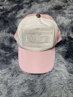 Chrome Hearts Fuck Trucker Hat | Grailed