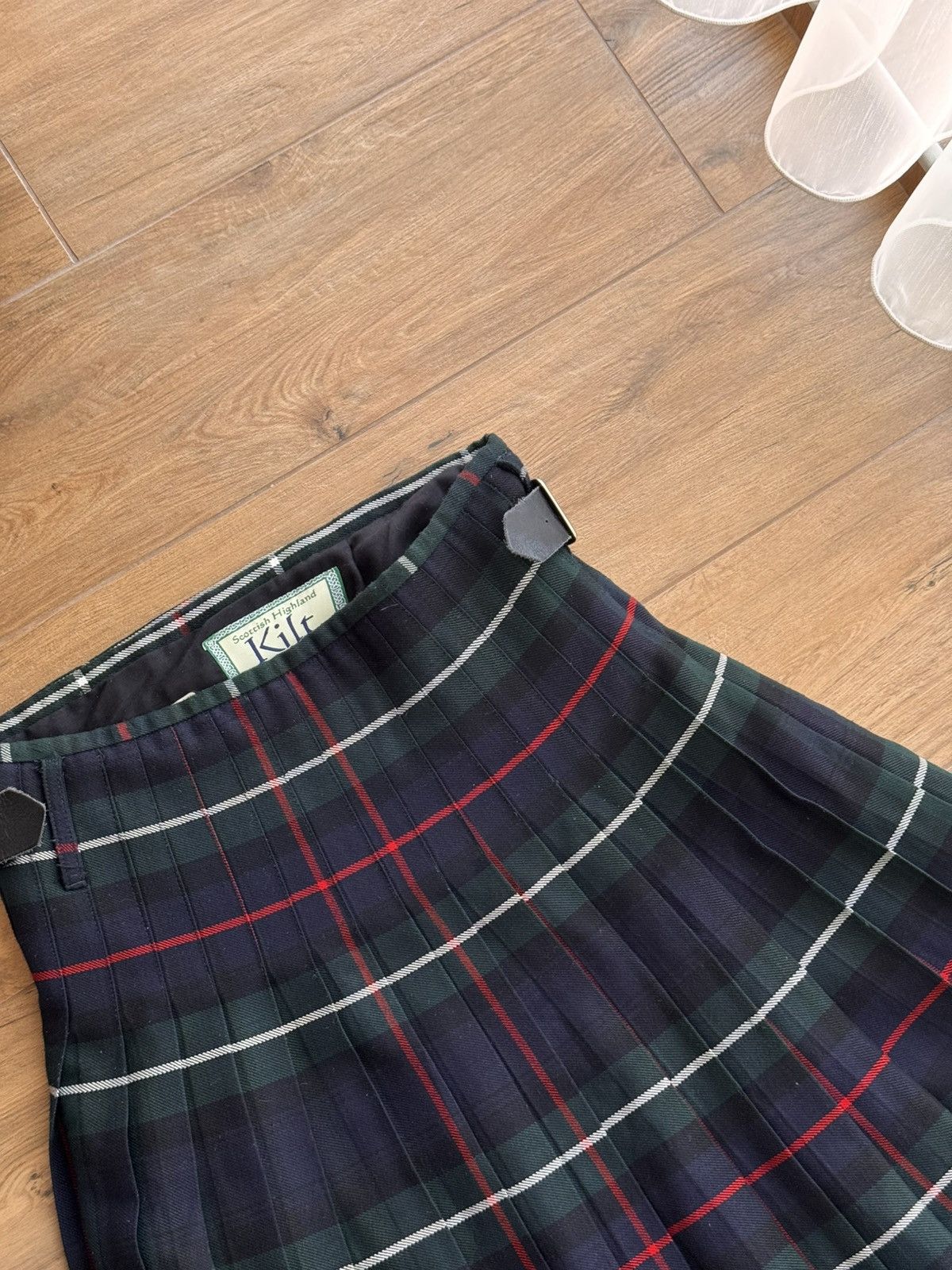 Harley of Scotland × Pringle Of Scotland × Vintage Vintage Scottish Highland House of Kilt Woven Tartan Kilt Size US 34 / EU 50 - 5 Thumbnail