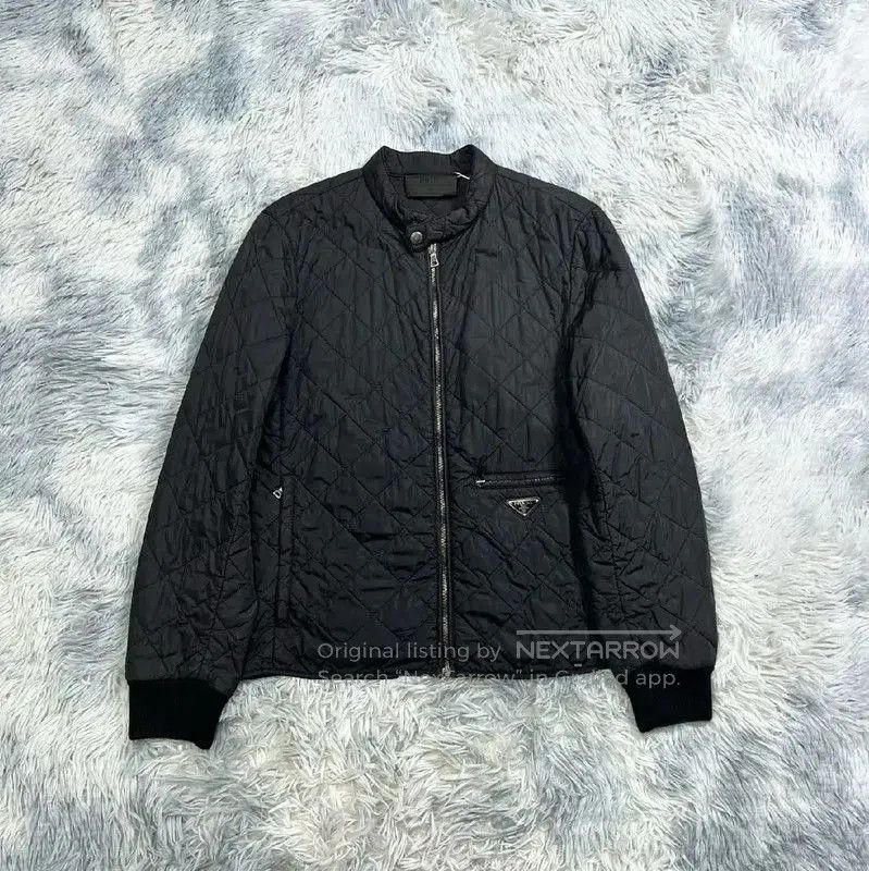 Prada Prada Black Men's Quilted Jacket. Size US M / EU 48-50 / 2 - 1 Thumbnail
