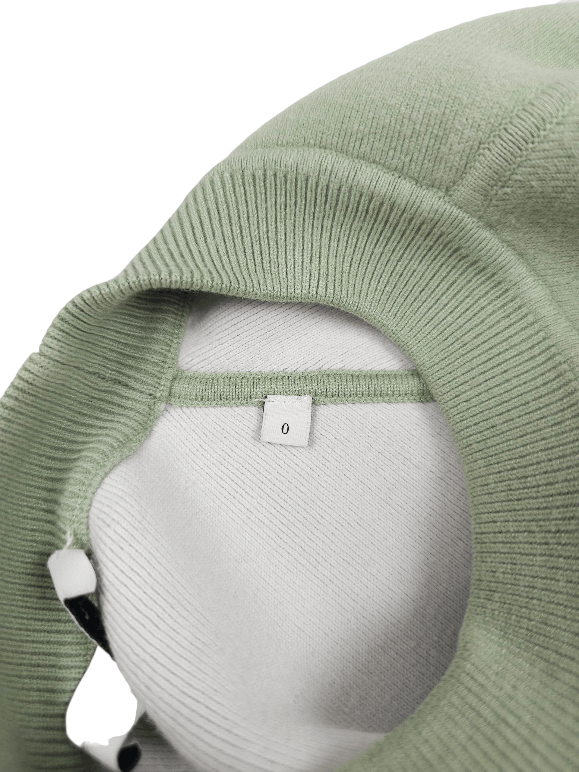 Sandro 💎 Sandro Light Green Boxy Relaxed Mint Jumper Sweatshirt XS Size XS / US 0-2 / IT 36-38 - 5 Thumbnail