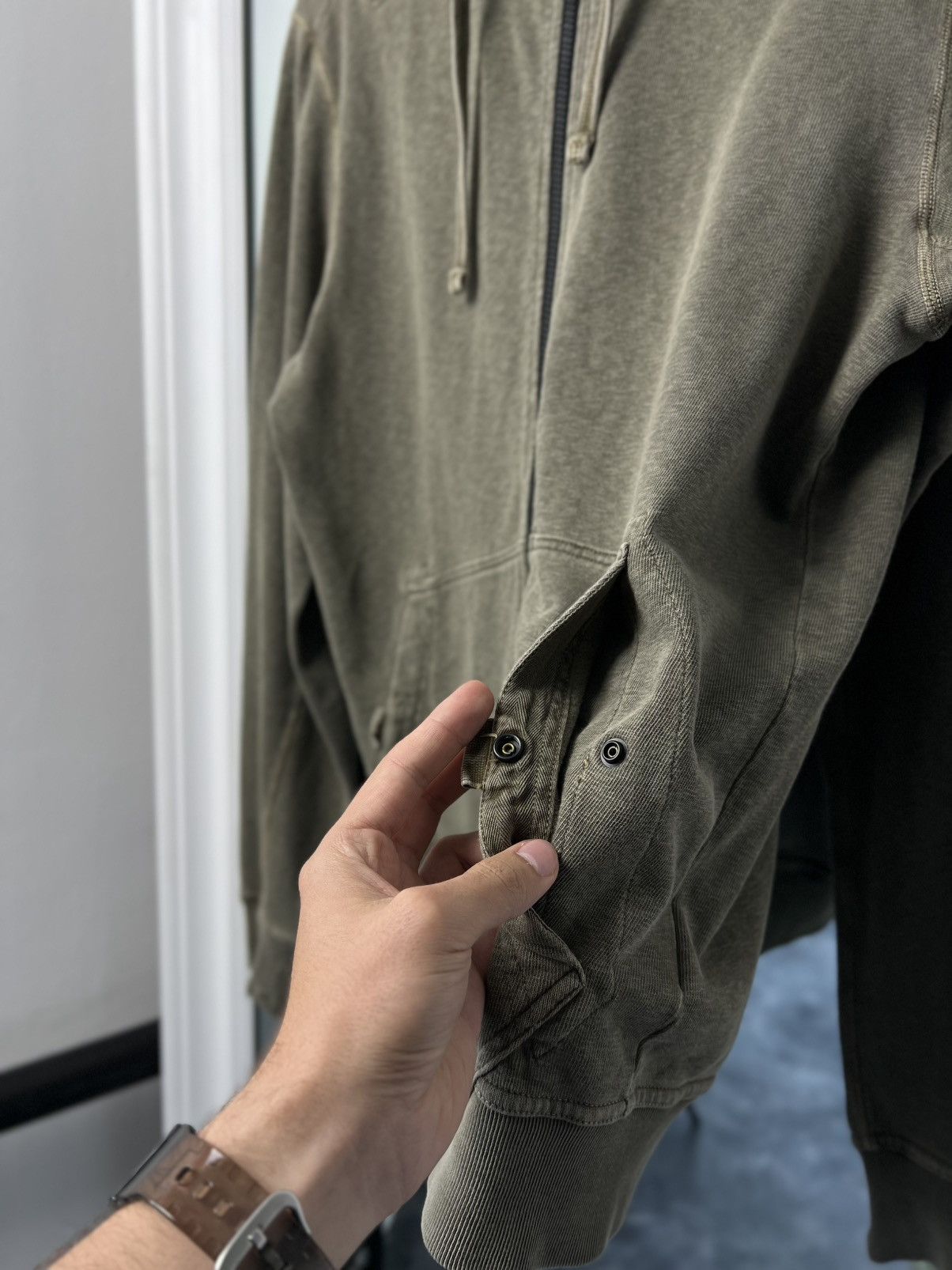 Designer × Stone Island Stone Island Khaki Green Hoodie L — Perfect Condition Size US L / EU 52-54 / 3 - 11 Thumbnail