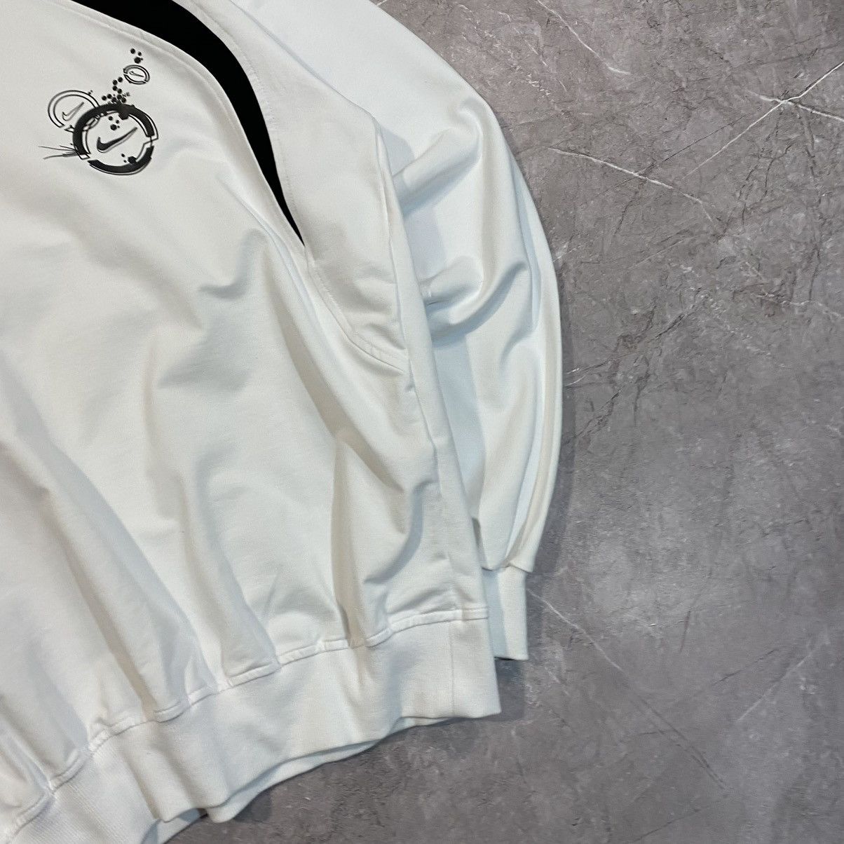 Nike × Vintage NEW WITH TAG ! VINTAGE NIKE SWEATSHIRT LOGO WHITE 00s Size US XL / EU 56 / 4 - 4 Thumbnail