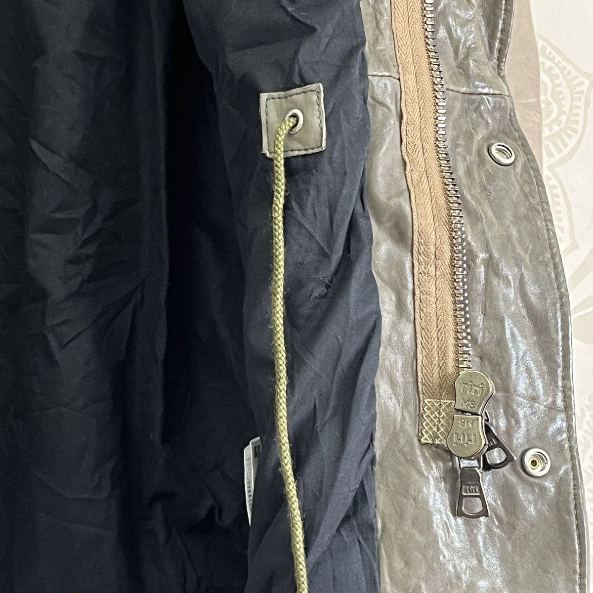AZ by junhashimoto × Freewheelers × junhashimoto Jun Hashimoto Leather Jacket Cowhide Riri Zippered Japan Size US S / EU 44-46 / 1 - 14 Thumbnail