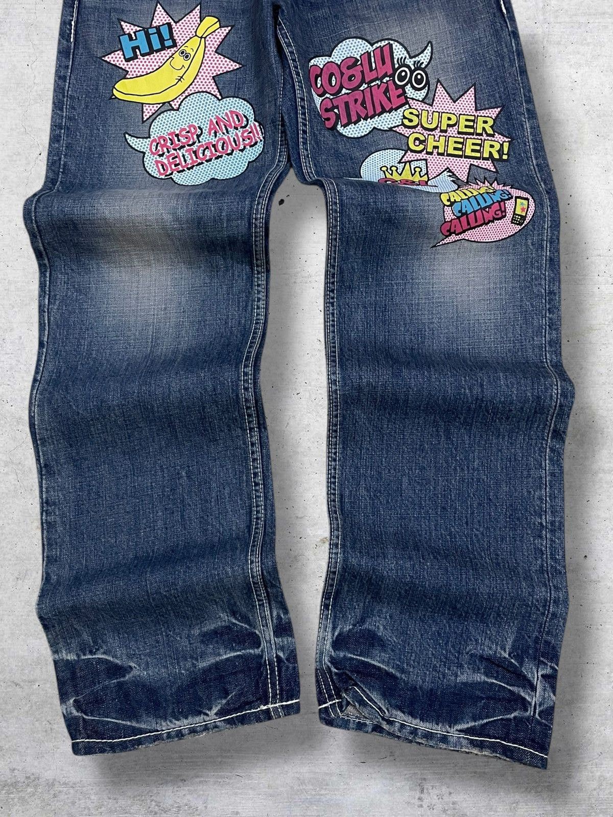 Hysteric Glamour VINTAGE CO & LU RARE JAPAN DESIGNER SPECIAL EDITION DENIM Size US 29 - 3 Thumbnail