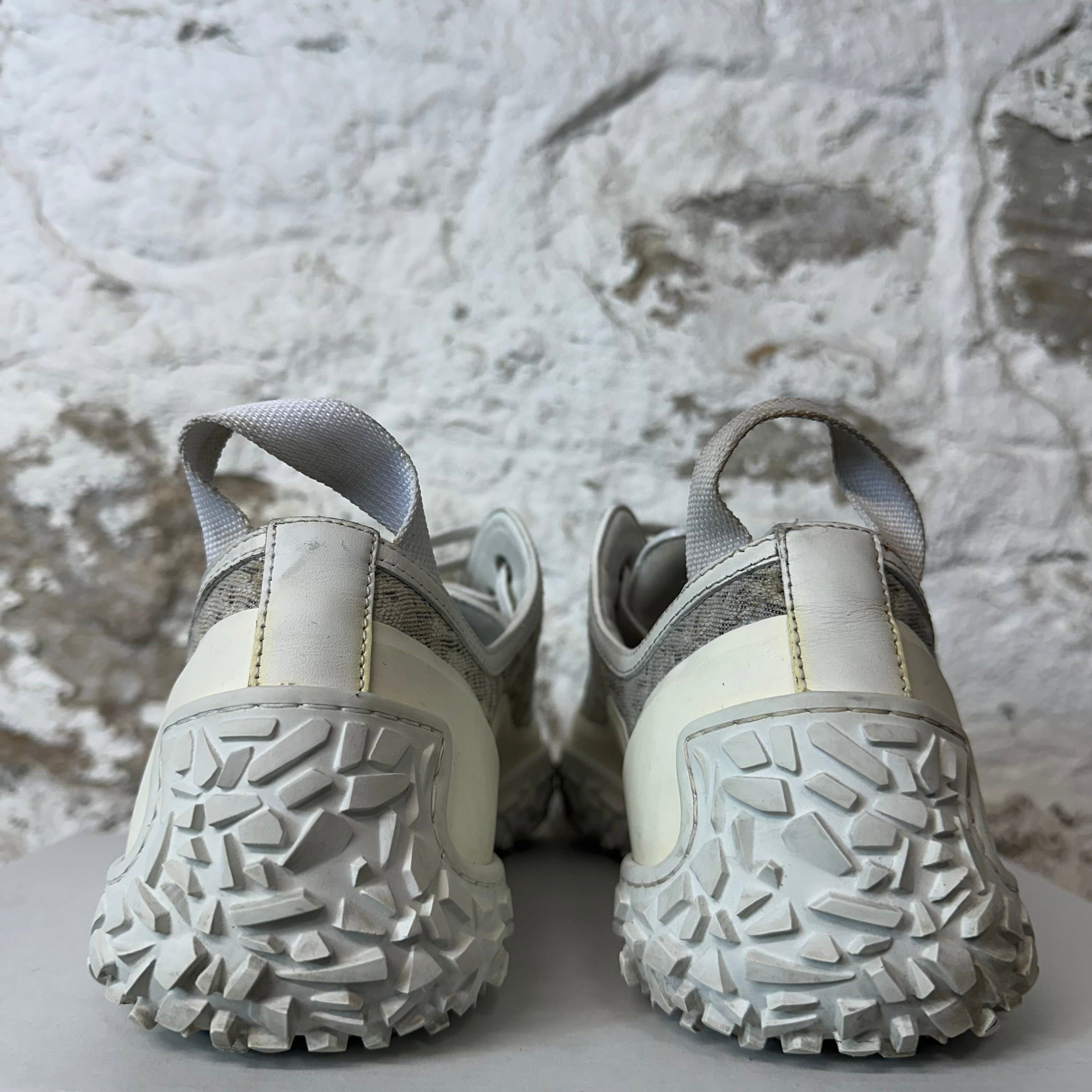 Dior Dior B28 Grey Monogram Cream White Sneaker Sz 14 (47) Size US 14 / EU 47 - 5 Thumbnail