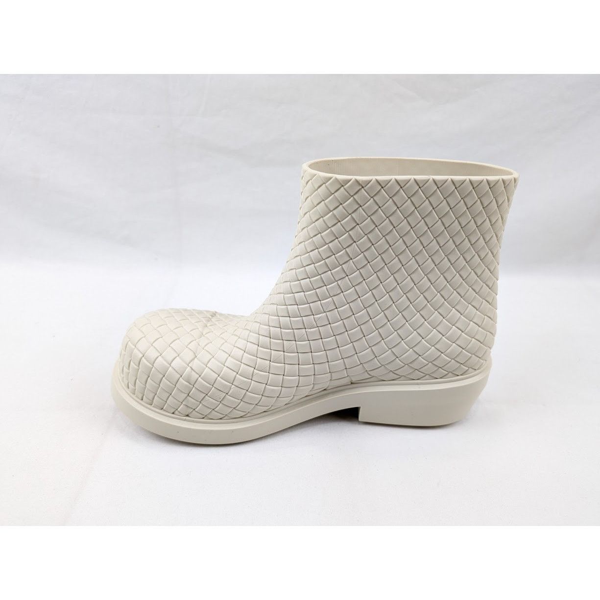 Bottega Veneta o1rshd1 Fireman Ankle Boots Biogum in Sea Salt Size US 10 / EU 43 - 7 Thumbnail