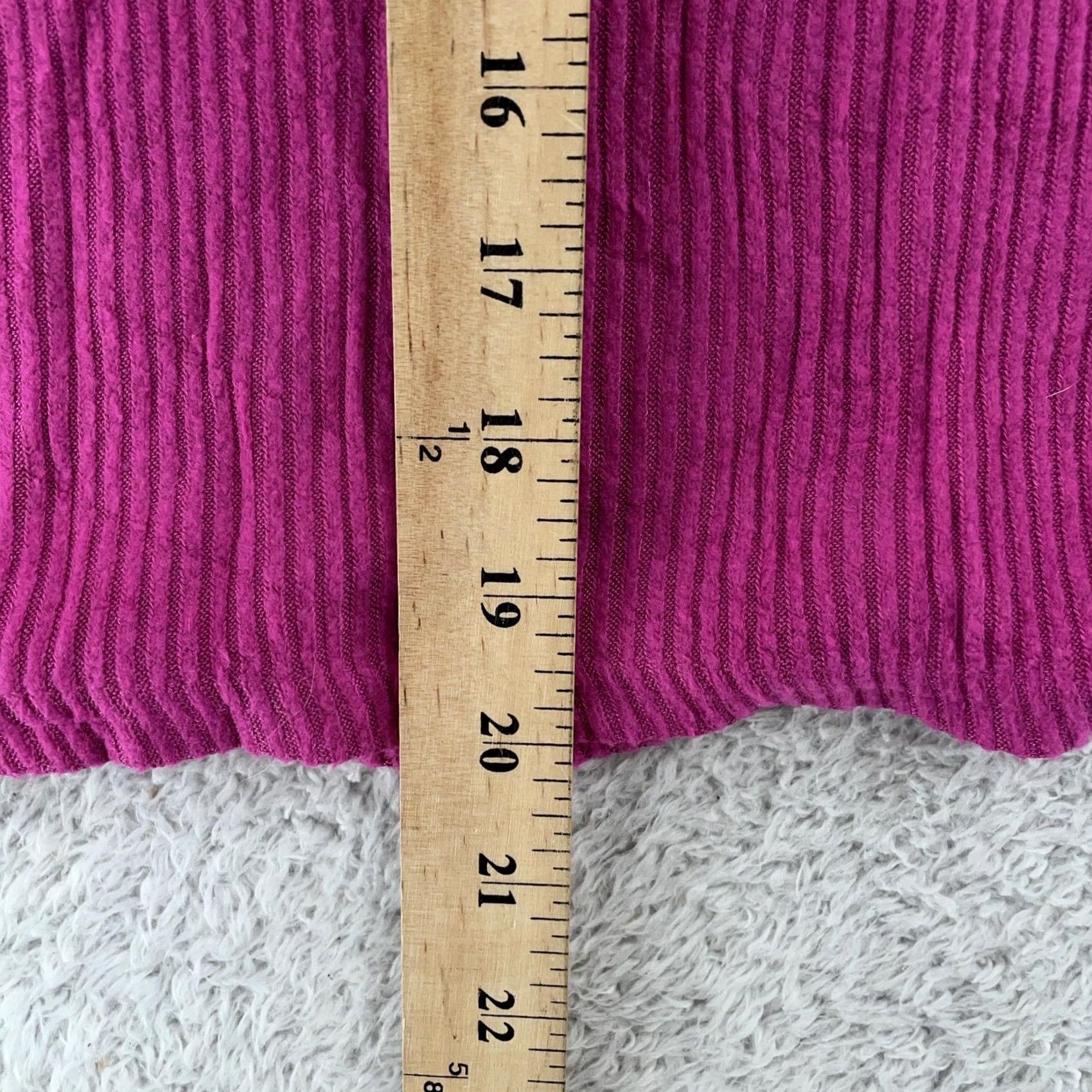 Vintage LuLaRoe Shirt Womens XL Purple Ribbed Long Sleeve Pullover Stretch Crewneck Lulu Size XL / US 12-14 / IT 48-50 - 5 Thumbnail