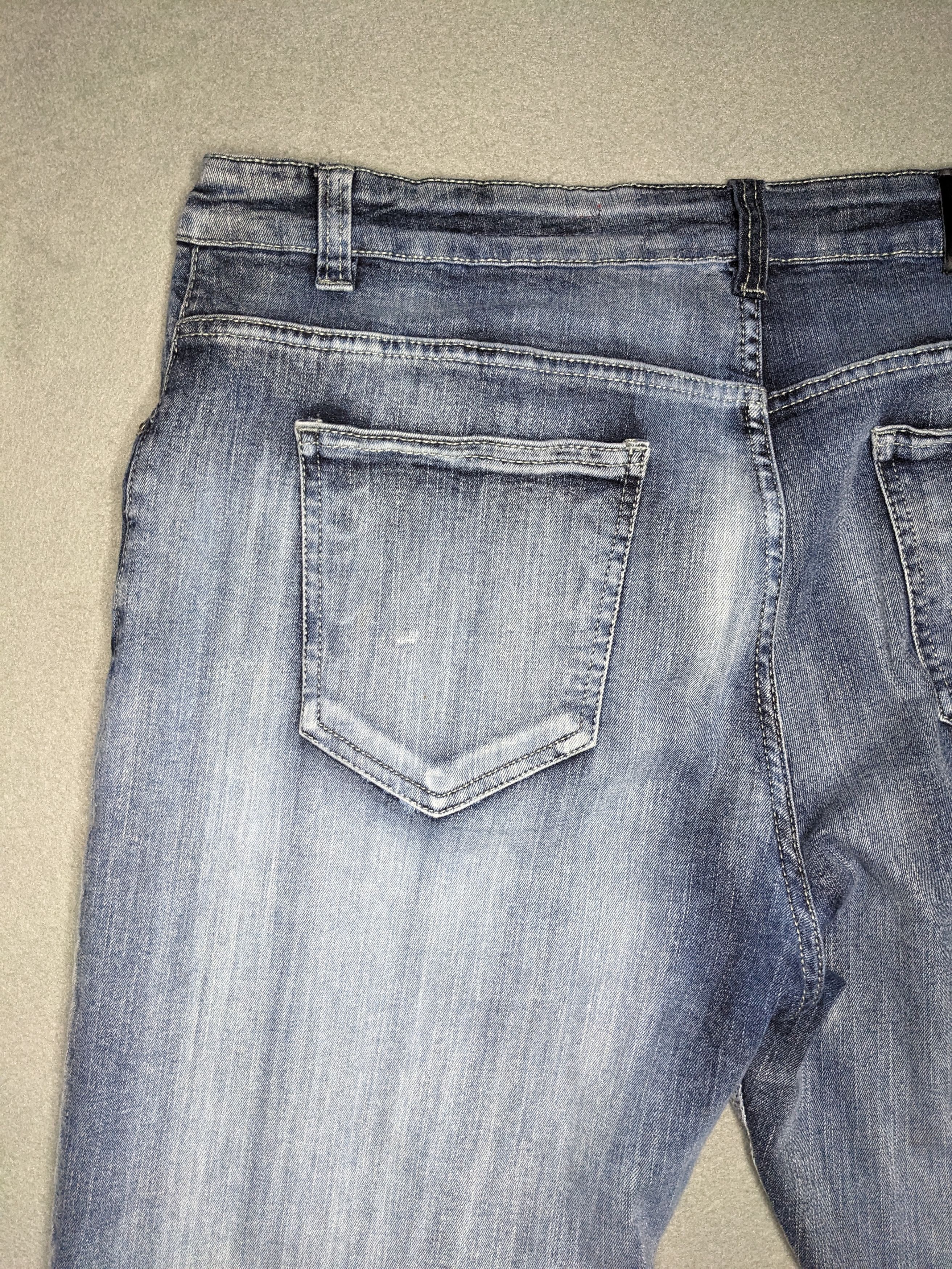 Ecko Unltd. VTG Ecko Unltd Y2K Jeans 34x32 Light Wash Wide Denim Logo Size US 34 / EU 50 - 9 Thumbnail