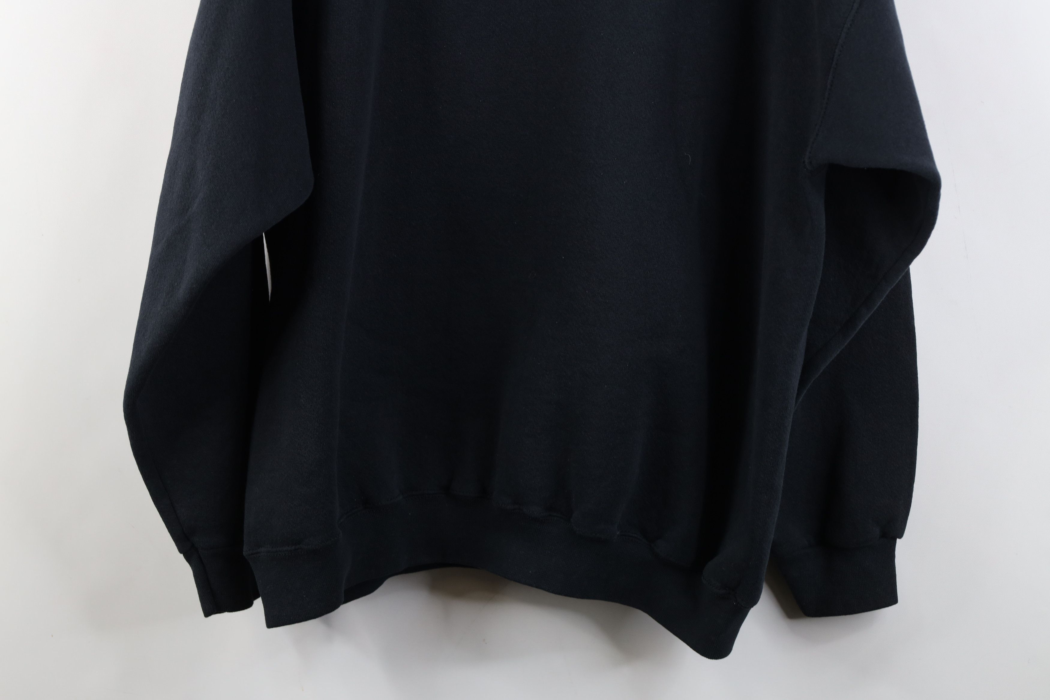 Vintage Vintage 90s Streetwear Gusset Crewneck Sweatshirt Black Size US XL / EU 56 / 4 - 13 Thumbnail