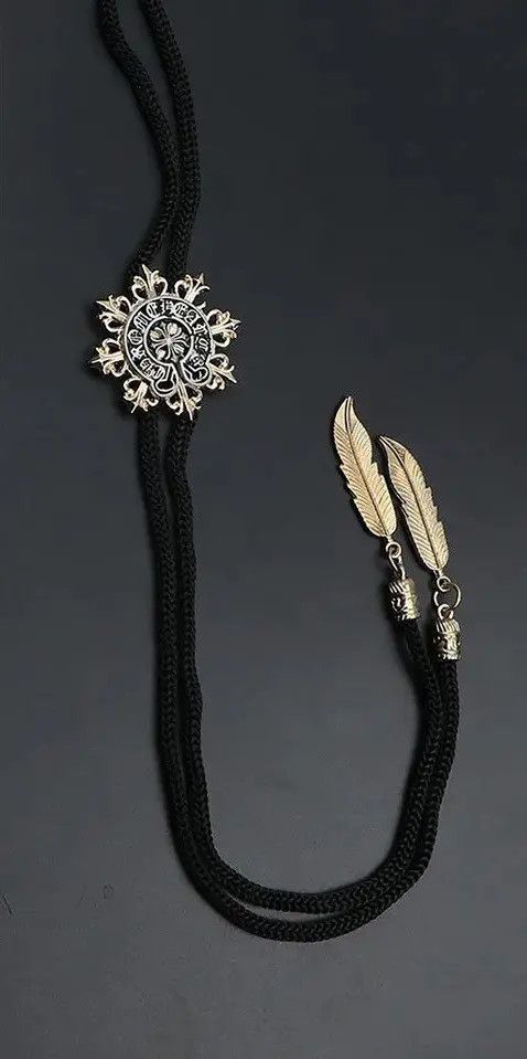 VIBE Vintage Leather Rope Bolo Tie Size ONE SIZE - 8 Thumbnail