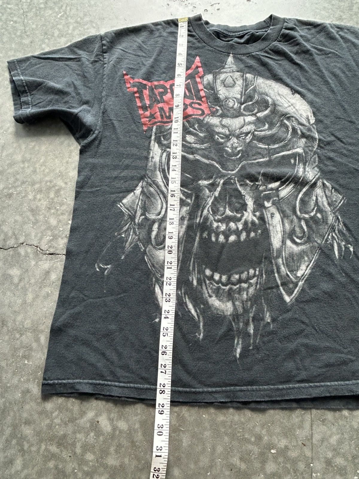 Tapout Vintage Y2K Tapout Graphic Tee Faded Black Size US XL / EU 56 / 4 - 6 Thumbnail