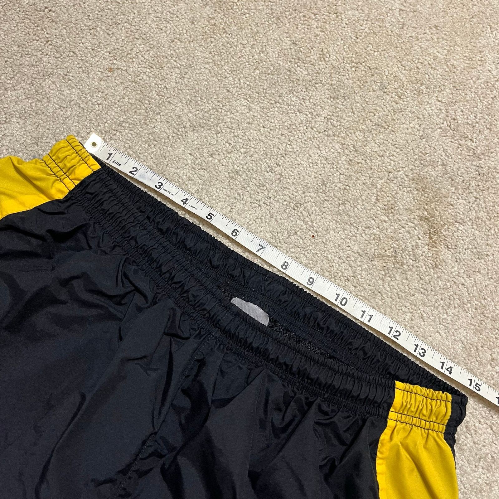 Nike Nike Y2K Baggy Skater Yellow Striped Black Trackpants XL Size US 32 / EU 48 - 6 Thumbnail