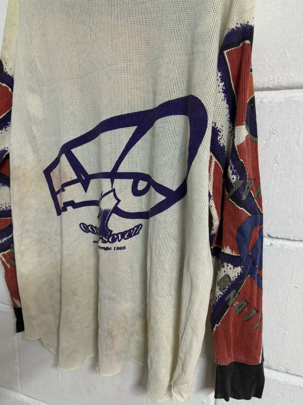 Vintage Vintage-1995 Axo Power Sport Motocross L/S Thermal Shirt Size US XL / EU 56 / 4 - 15 Thumbnail