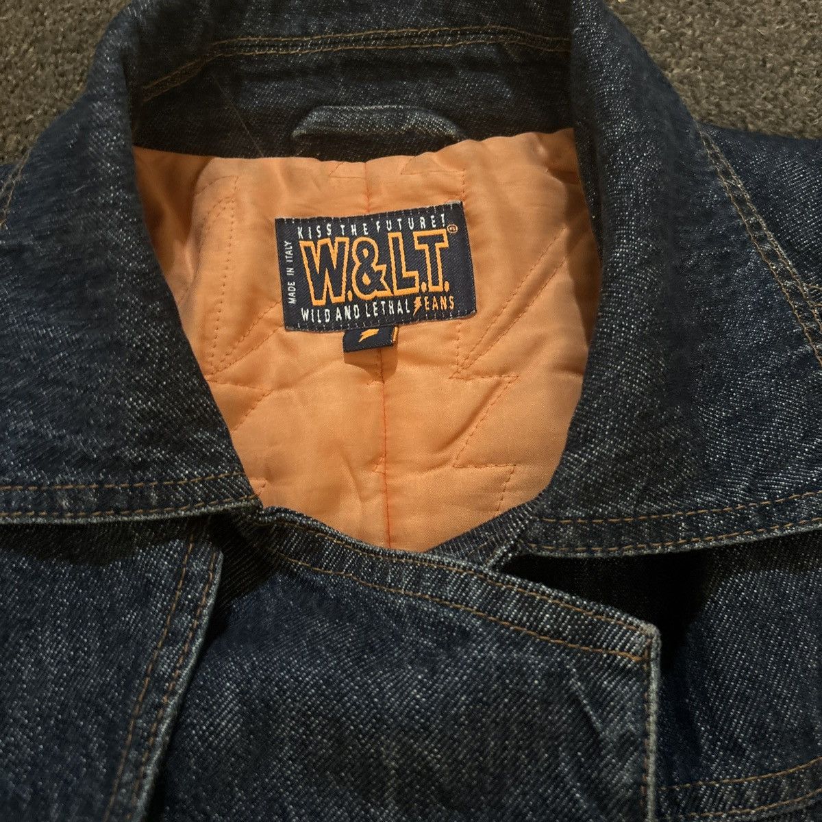 Walter Van Beirendonck W&LT Kiss Of The Future Denim Jacket Size US M / EU 48-50 / 2 - 2 Thumbnail