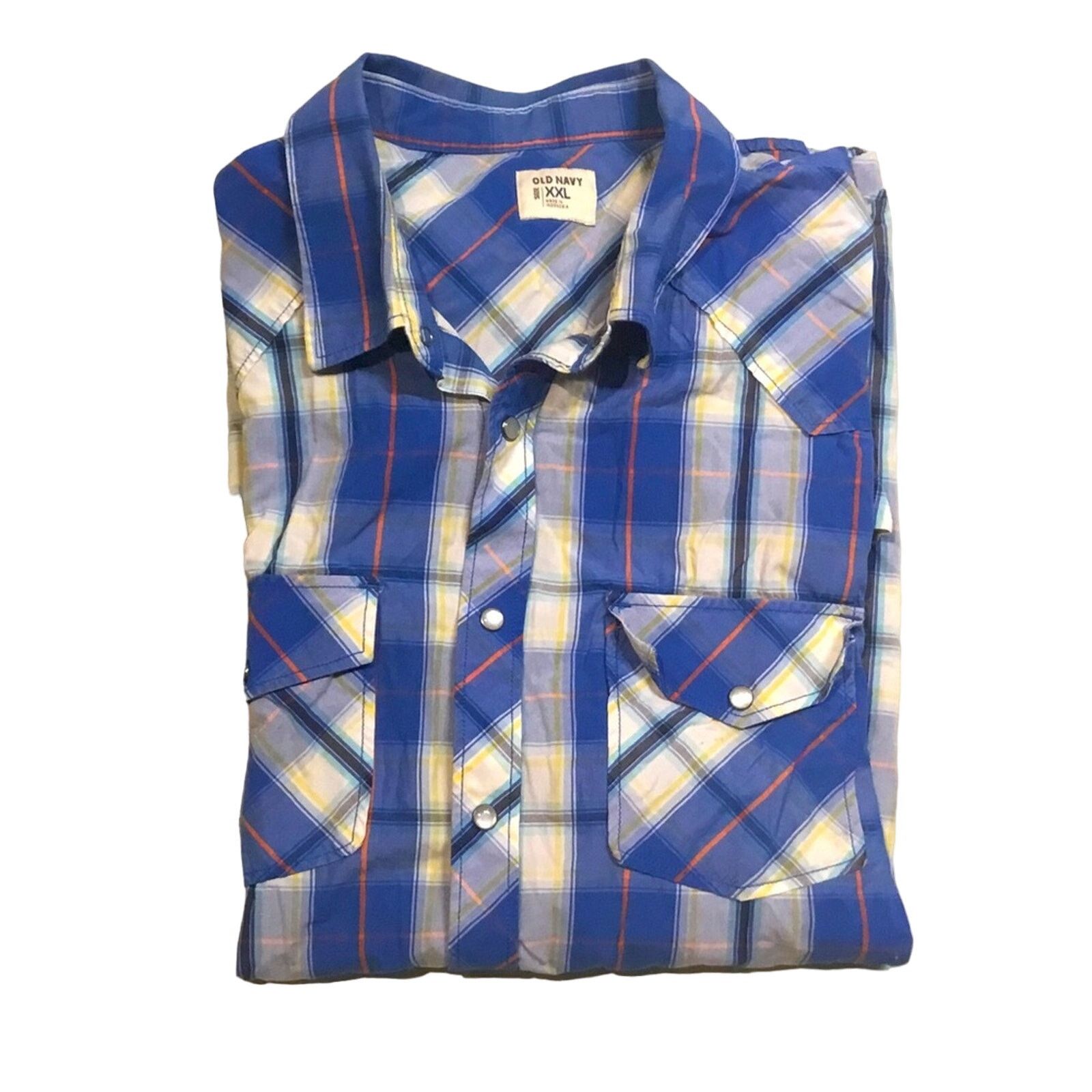 Old Navy Old Navy Plaid Button Down Size US XXL / EU 58 / 5 - 1 Thumbnail