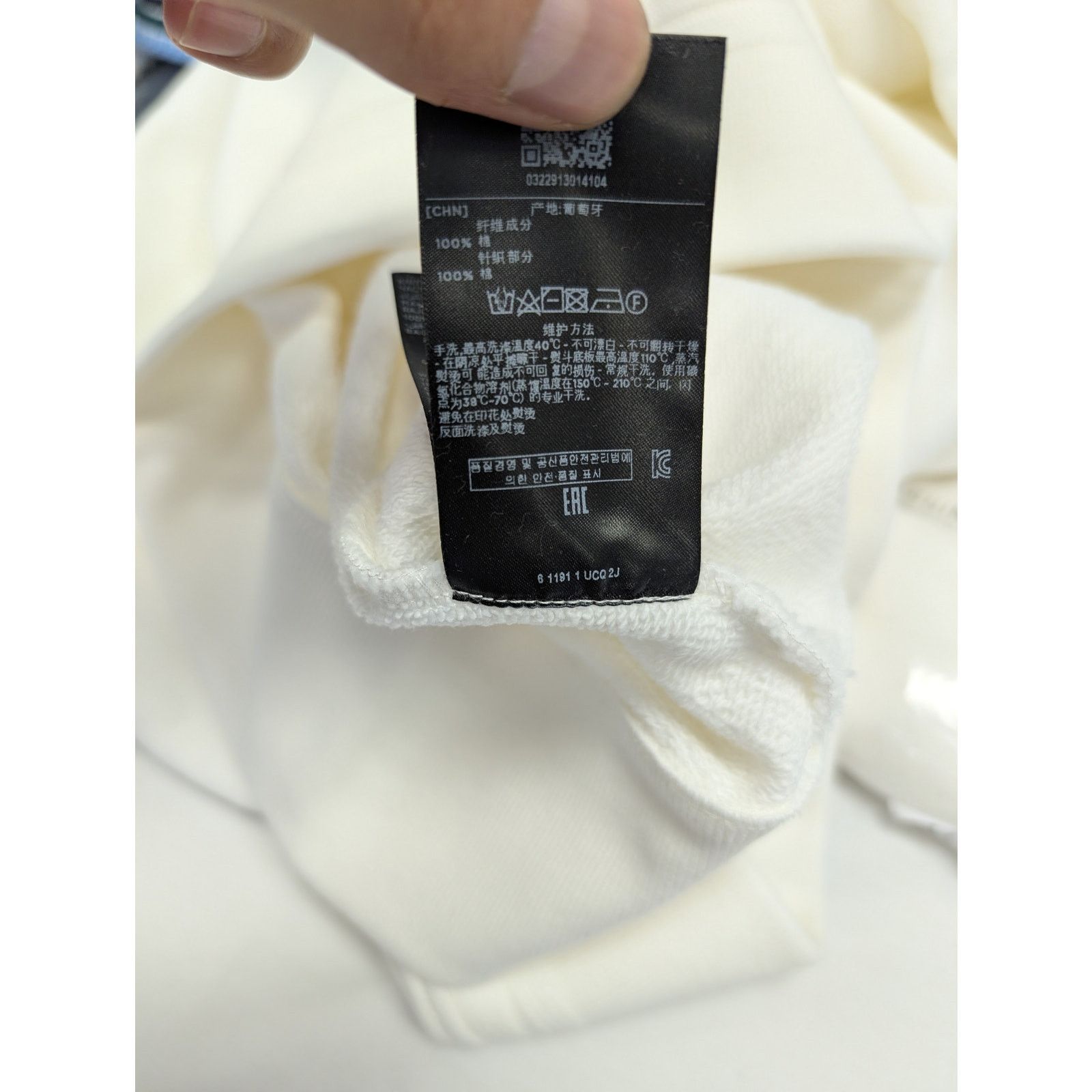 Ermenegildo Zegna o1rshd1 Sweatshirt in off-white Size US M / EU 48-50 / 2 - 12 Thumbnail