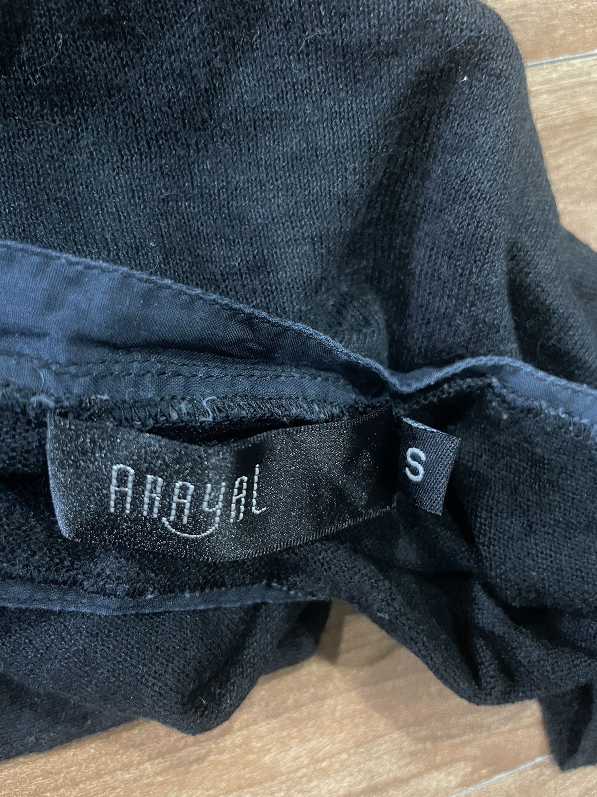 Japanese Brand Ahayal Black Blouse Size S / US 4 / IT 40 - 5 Thumbnail