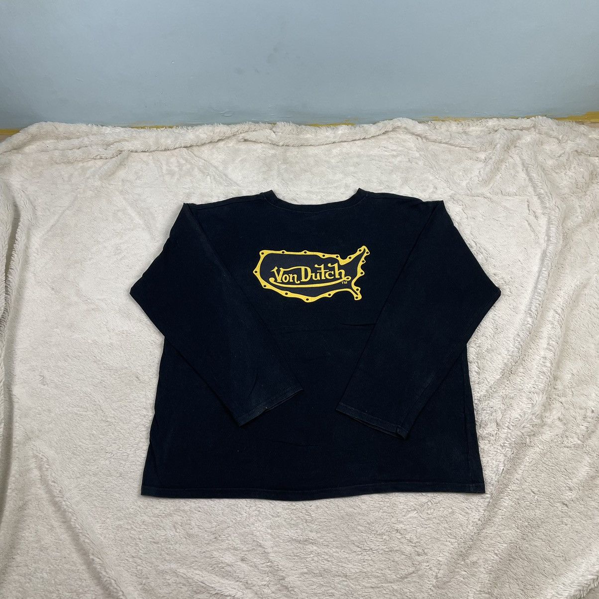 Von Dutch VTG Von Dutch Big Back Logos Long Sleeve Tee Size US XL / EU 56 / 4 - 14 Thumbnail