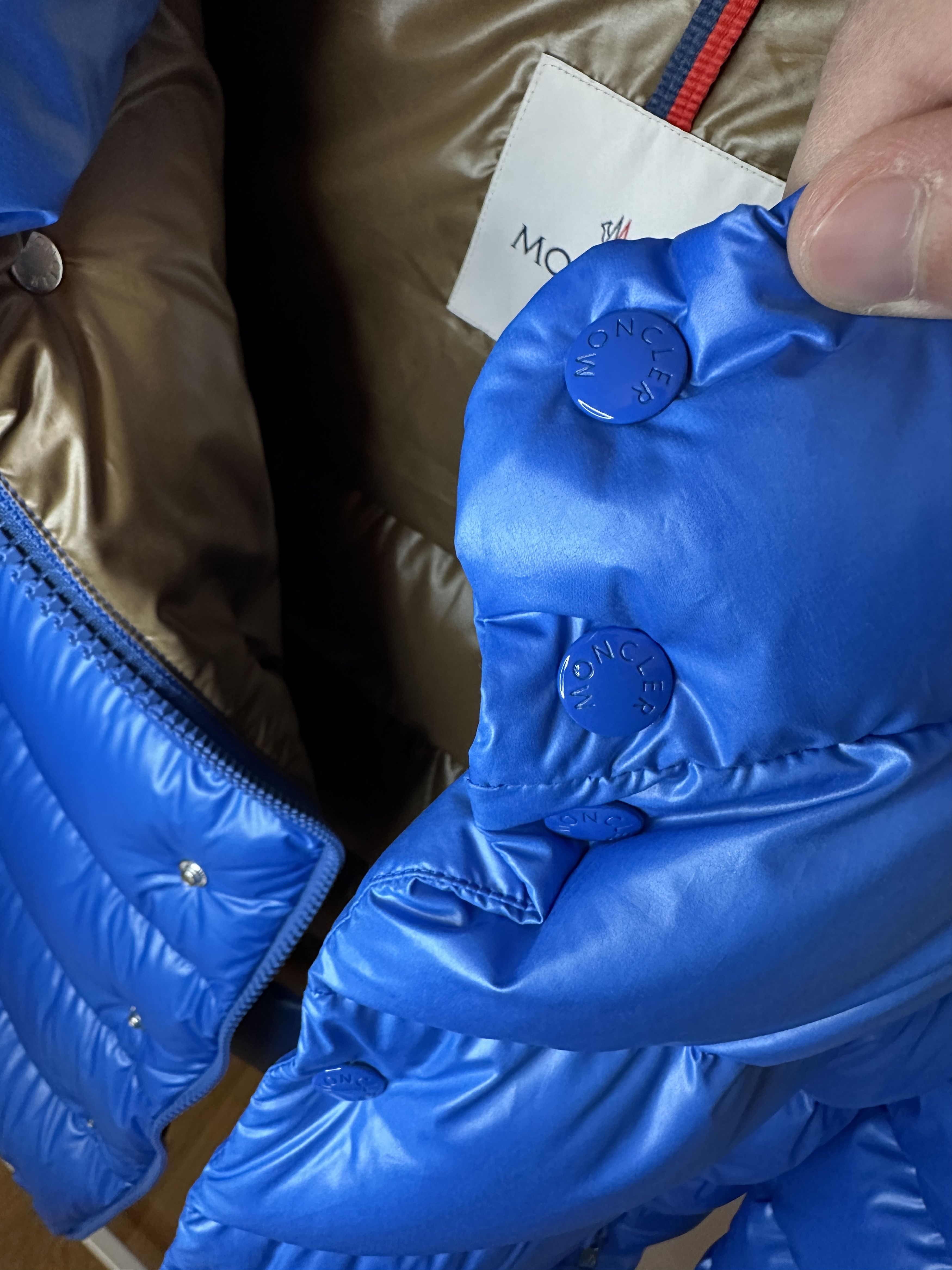 Moncler MONCLER Lule Men's Blue Down Jacket Size 4 Size US XL / EU 56 / 4 - 7 Thumbnail