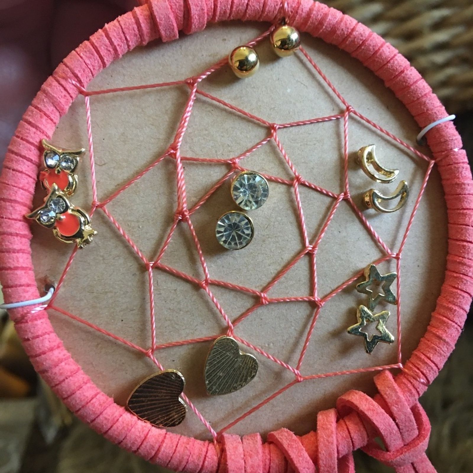 Jewelry Justice dreamcatcher 6 pair stud earring set NWT Size ONE SIZE - 5 Thumbnail