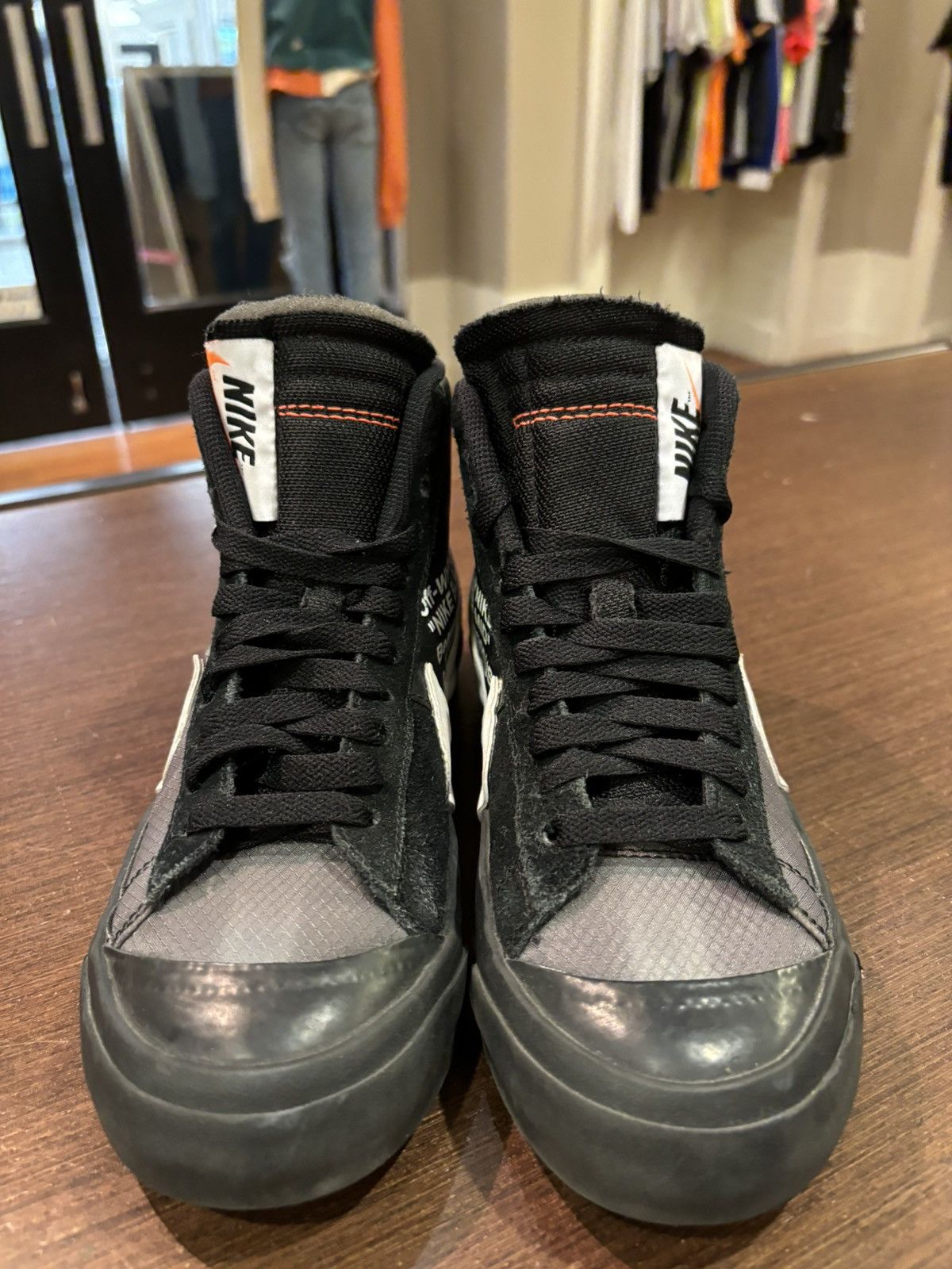 Nike × Off-White Nike Off-White Blazer ‘Black’ Size US 5 / EU 37 - 5 Thumbnail