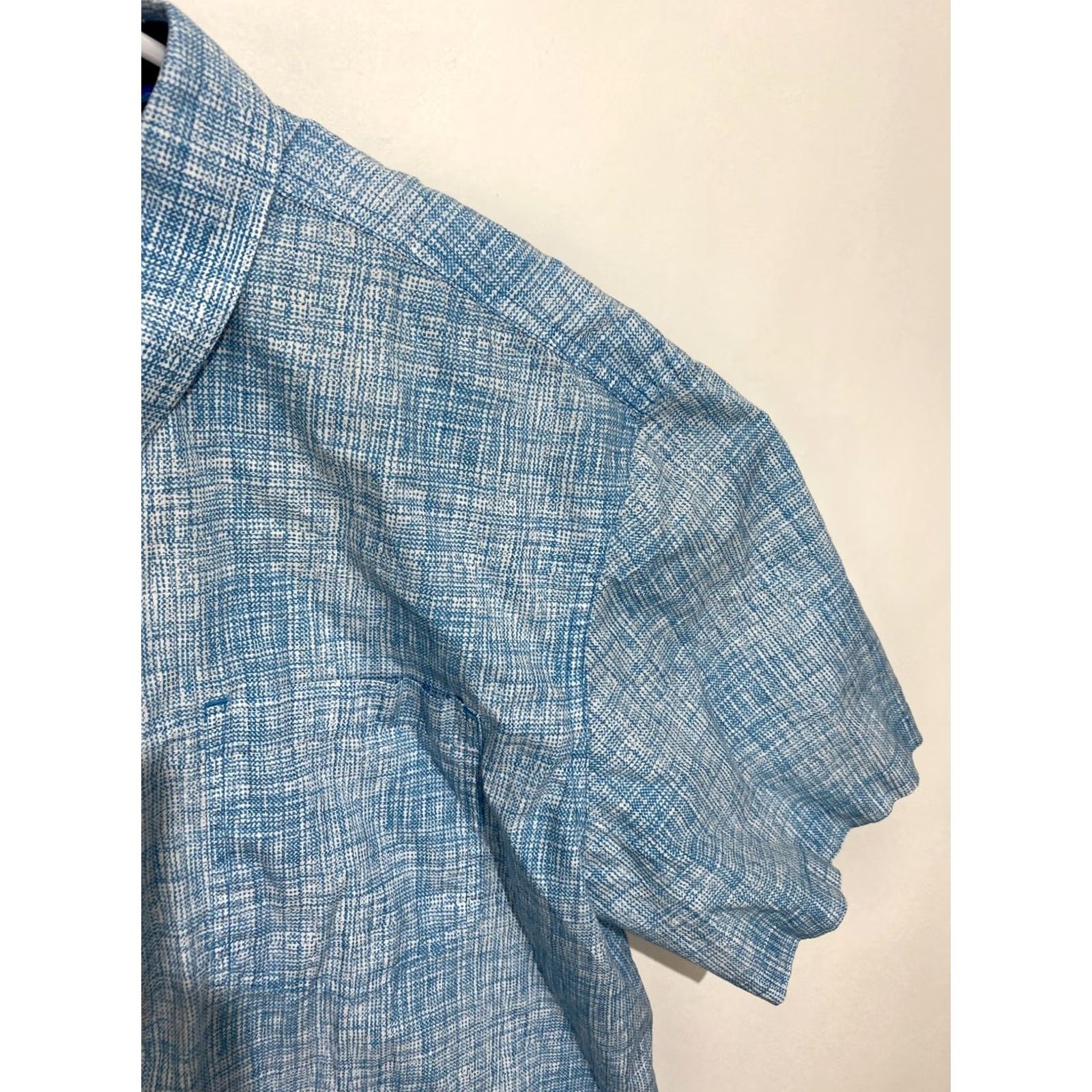 Cody James Cody James Button-Up Short Sleeve Shirt Mens Medium Blue White Plaid Size US M / EU 48-50 / 2 - 4 Thumbnail