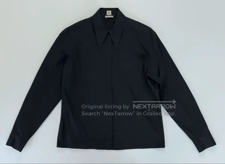 Hermes Hermes Black and Silver Shirt Size S / US 4 / IT 40 - 6 Thumbnail