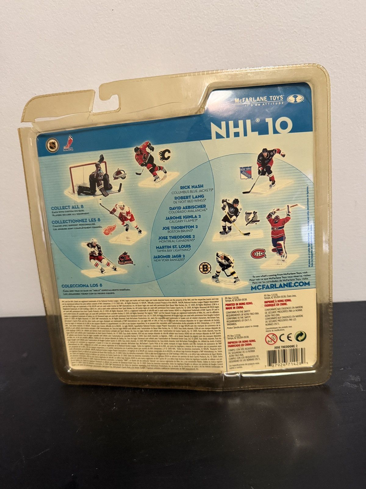 NHL Jose Theodore Montreal Canadiens Mcfarlane Series 10 2005 Size ONE SIZE - 4 Thumbnail