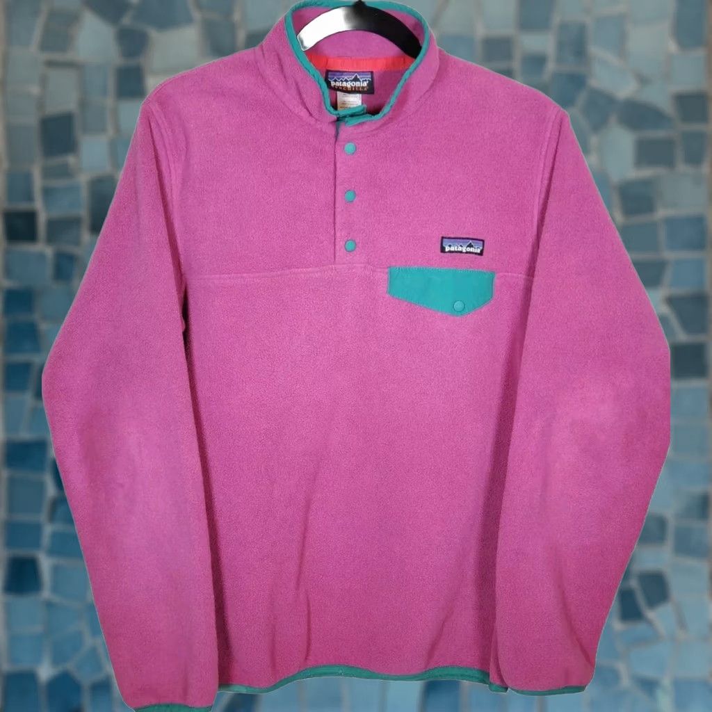 Patagonia Patagonia Lightweight Synchilla Snap-T Pullover in Mock Purple 25455 Women's M Size M / US 6-8 / IT 42-44 - 1 Thumbnail