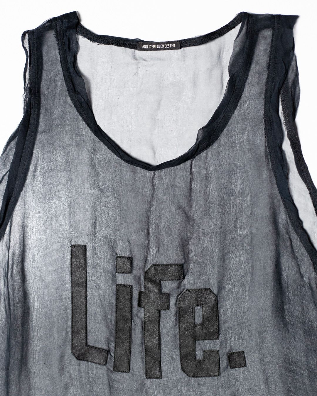 Ann Demeulemeester SS03 Life silk chiffon tank Size US S / EU 44-46 / 1 - 4 Thumbnail