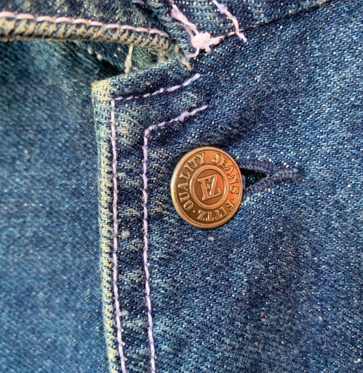 Japanese Brand FITTZ SATISFACTION JAPAN DENIM CHORE JACKET Size US XL / EU 56 / 4 - 12 Thumbnail