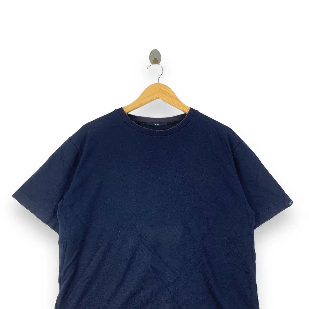 SHIPS Vintage SHIPS JAPAN Natural Pure Dye Cotton Tee Shirt Size US L / EU 52-54 / 3 - 6 Thumbnail
