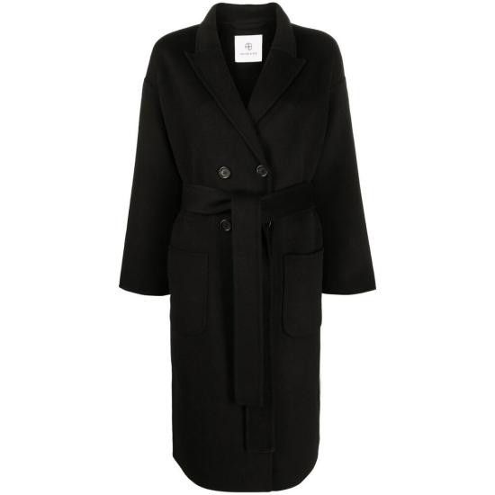 Anine Bing ANINE BING Women Coats A 01 4001 000 BLACK Size L / US 10 / IT 46 - 1 Thumbnail