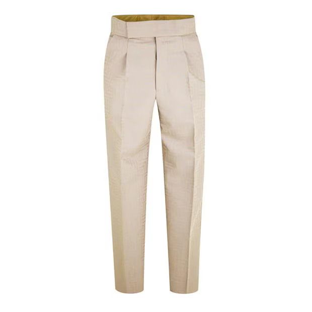 image of Fear Of God O1G2R1Mq0524 Pleat Trousers In Beige, Men's (Size 32)